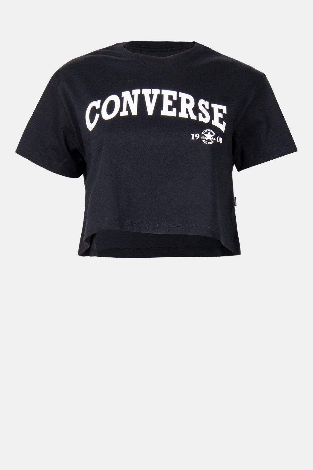 COLLEGIATE CROPPED T-SHIRT CONVERSE BLACK 3