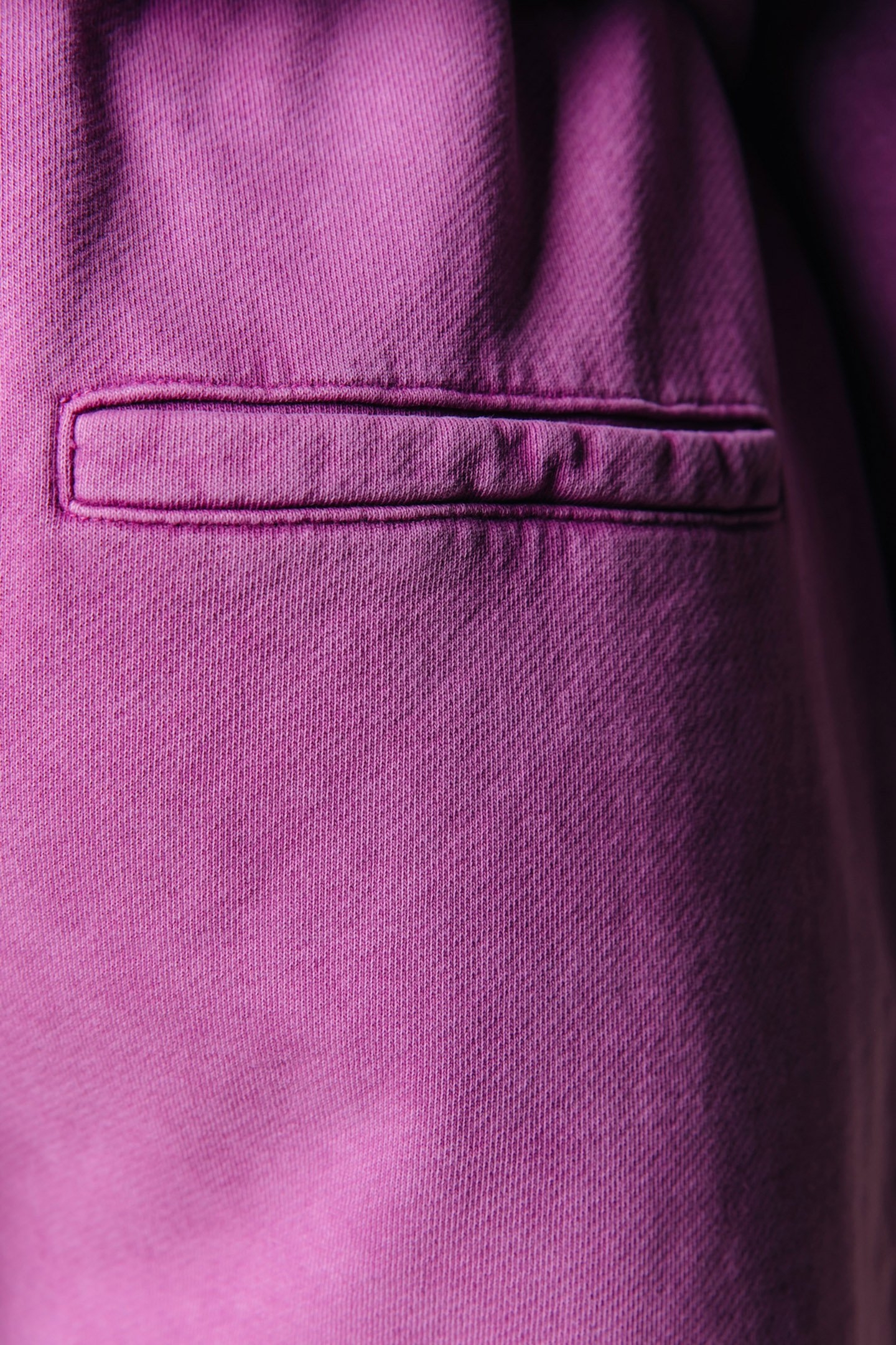 UNI LOGO WASH SWEAT SHORT FUCHSIA 5