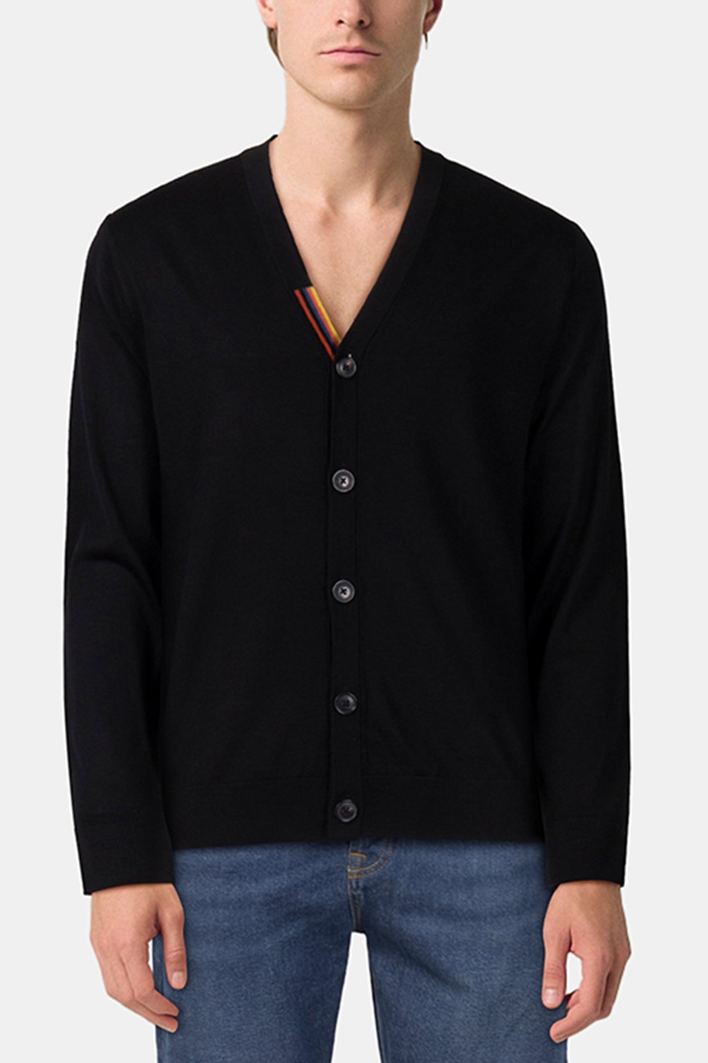 CARDIGAN BUTTON THRU BLACK 1