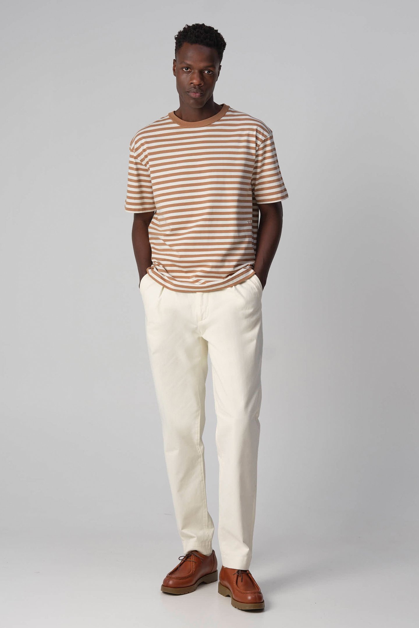 JOHNNY T-SHIRT KM TOASTED COCONUT 1