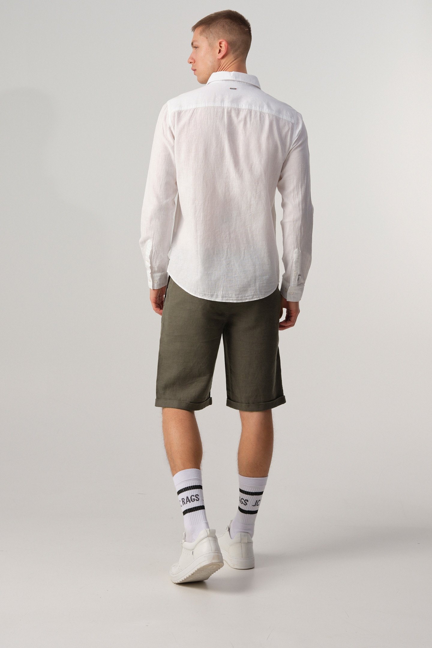 JAAP SHORT BURNED GREEN 2