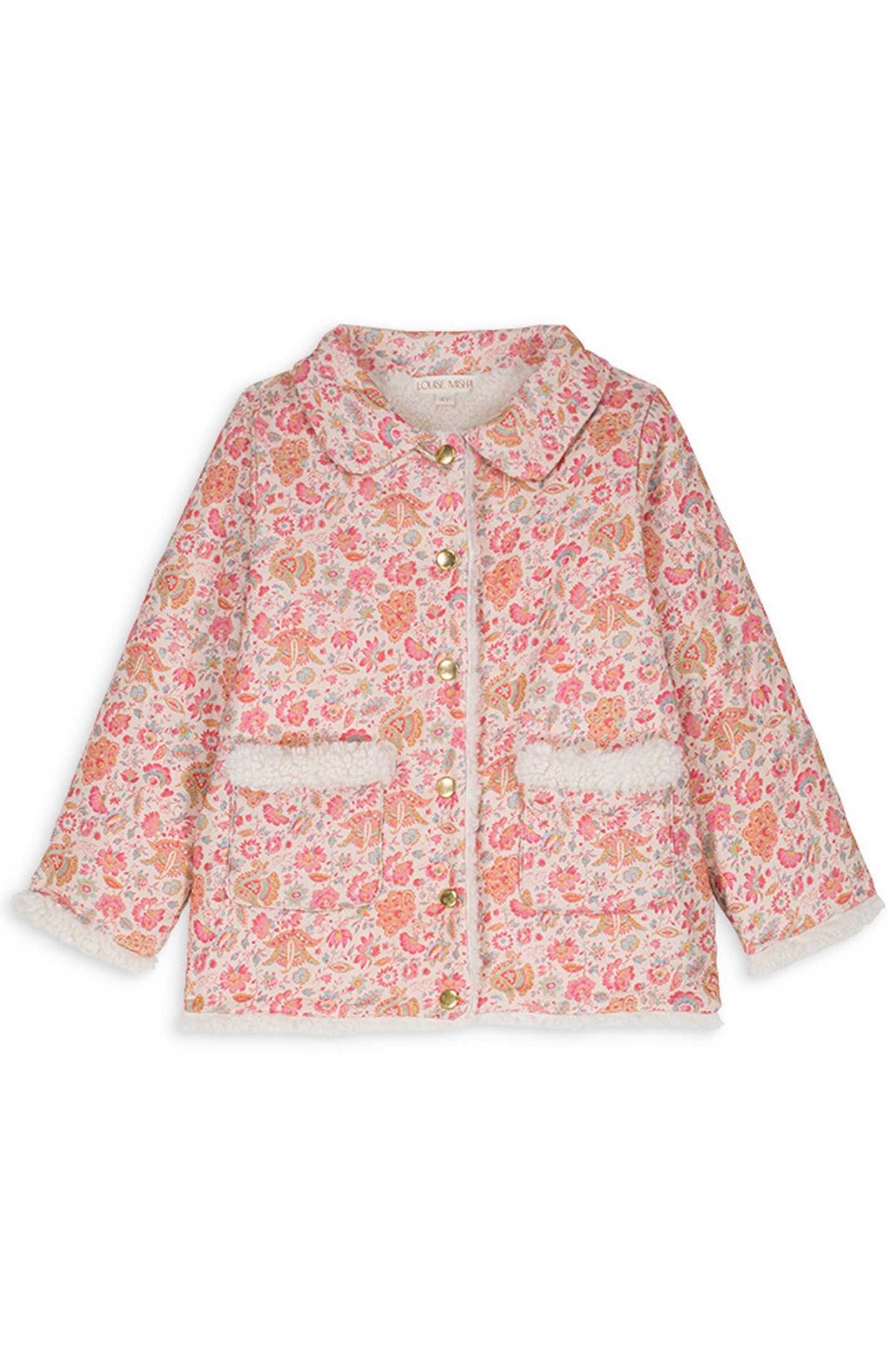 COAT DALILA CREAM FLOWER FIELDS 2