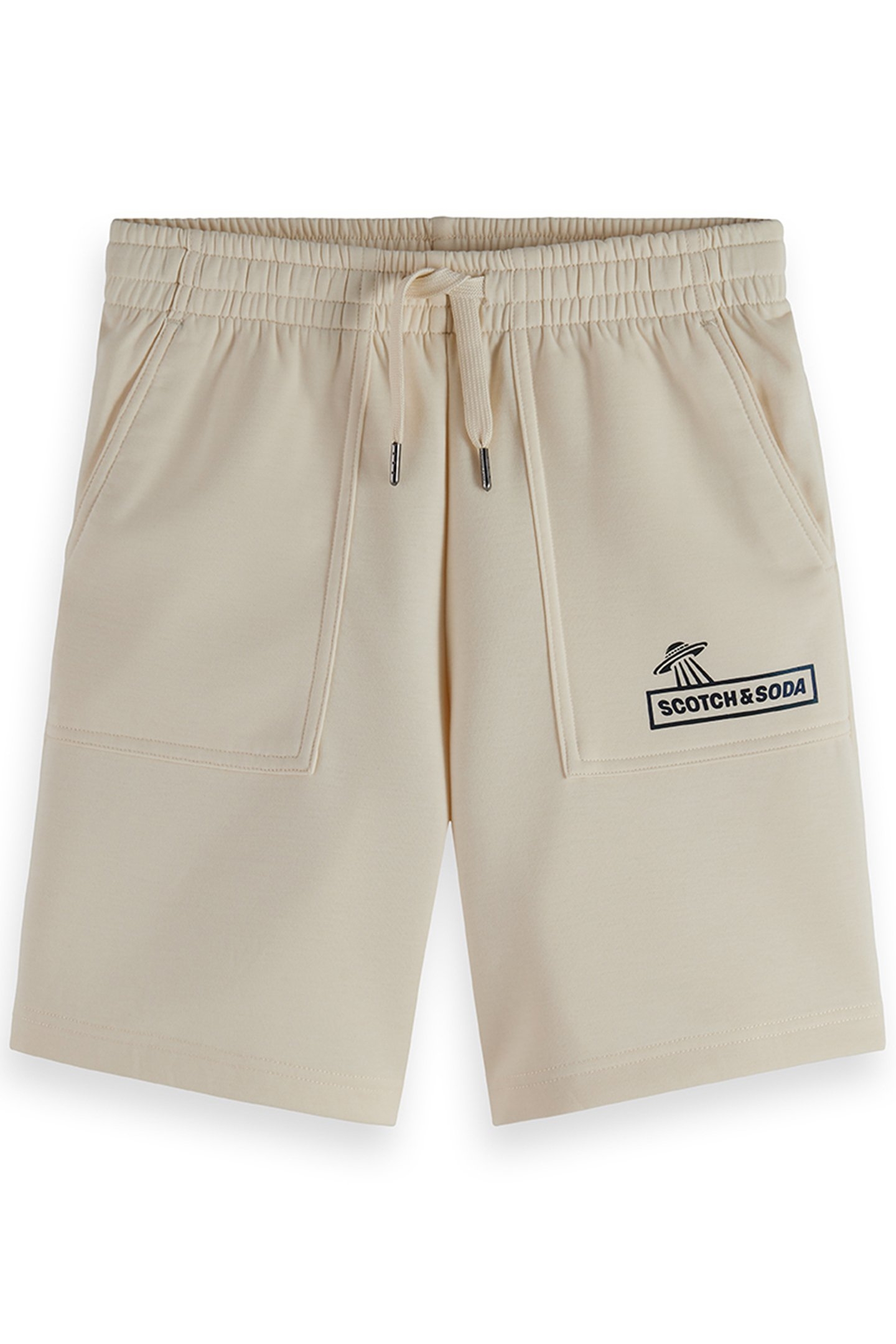 BOYS DOUBLE KNIT SHORT NATURAL 1