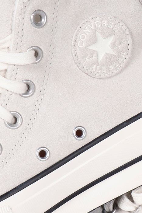 CHUCK TAYLOR ALL STAR LINED PLATFORM EGRET/BLACK/EGRET 4