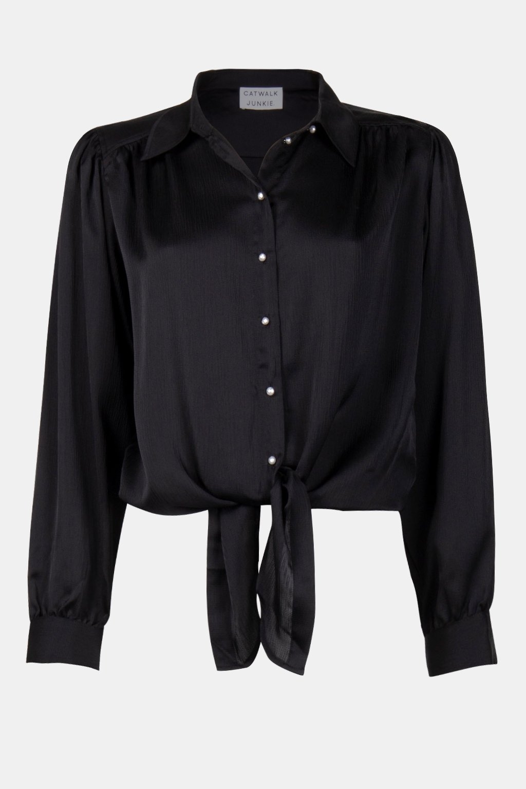 BLOUSE WITH LASH BLACK 3