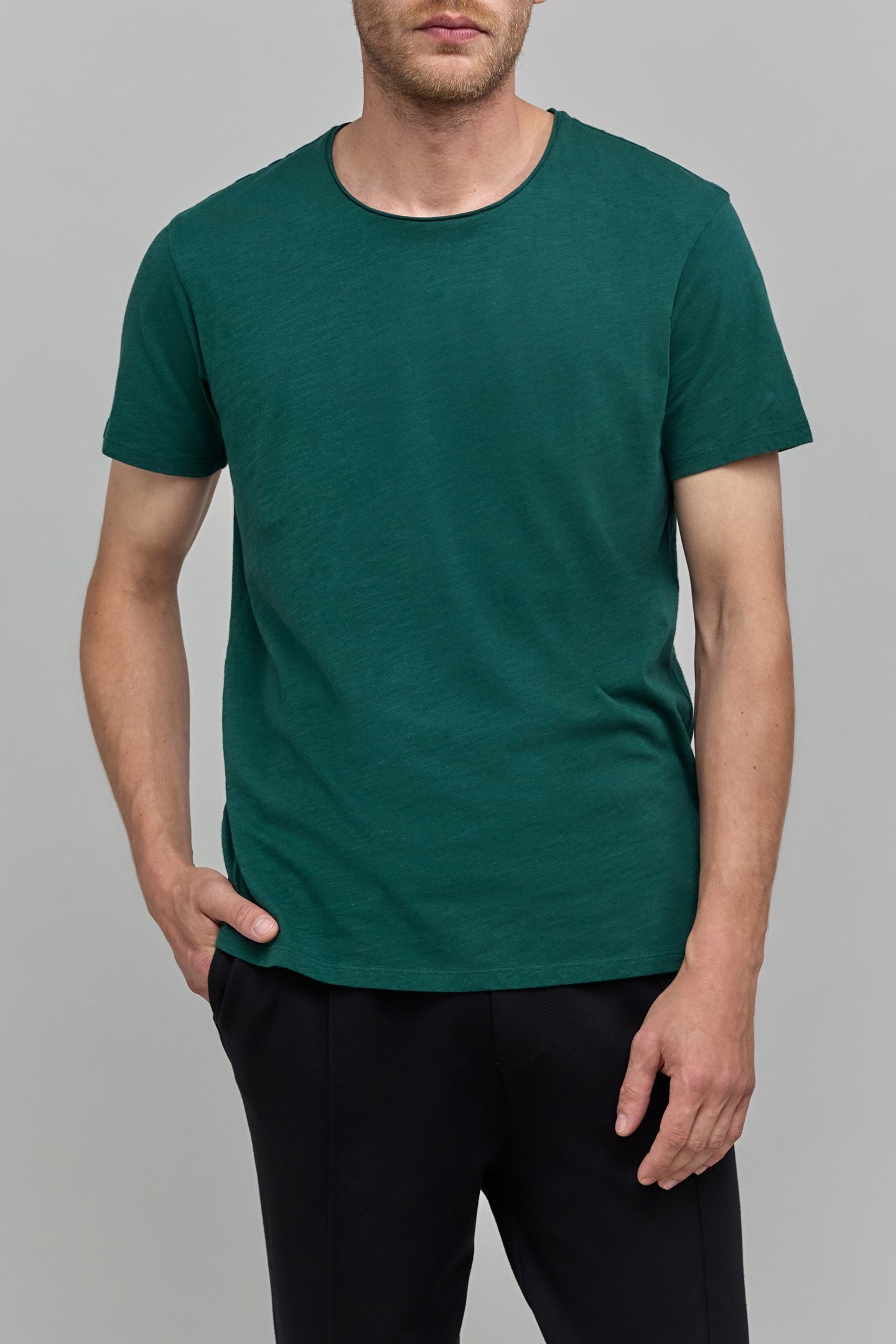 FIR ORGANIC COTTON ESSENTIAL ROUND-NECK T-SHIRT 1