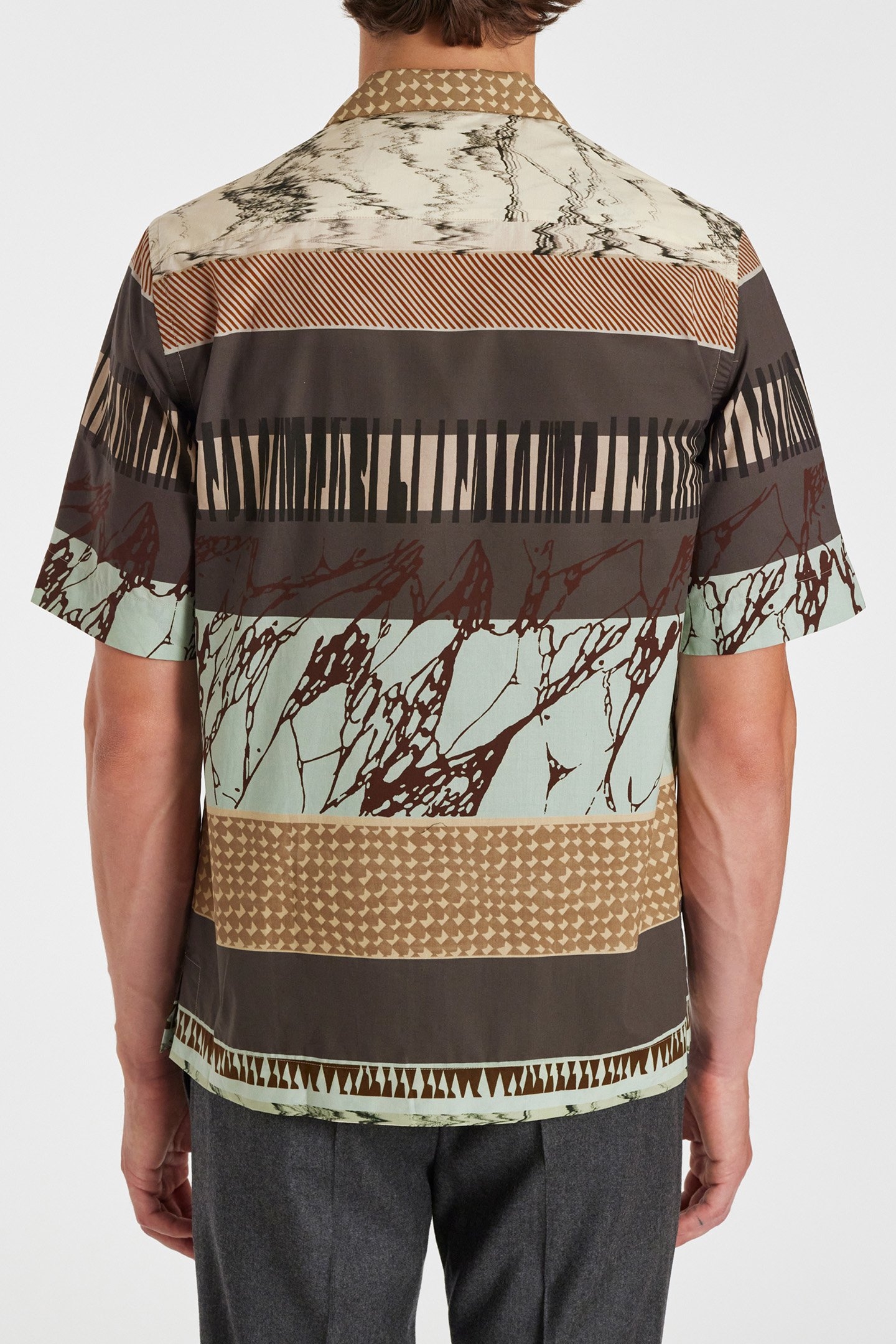 MENS S/S REGULAR FIT SHIRT OCHRE YELLOW 2