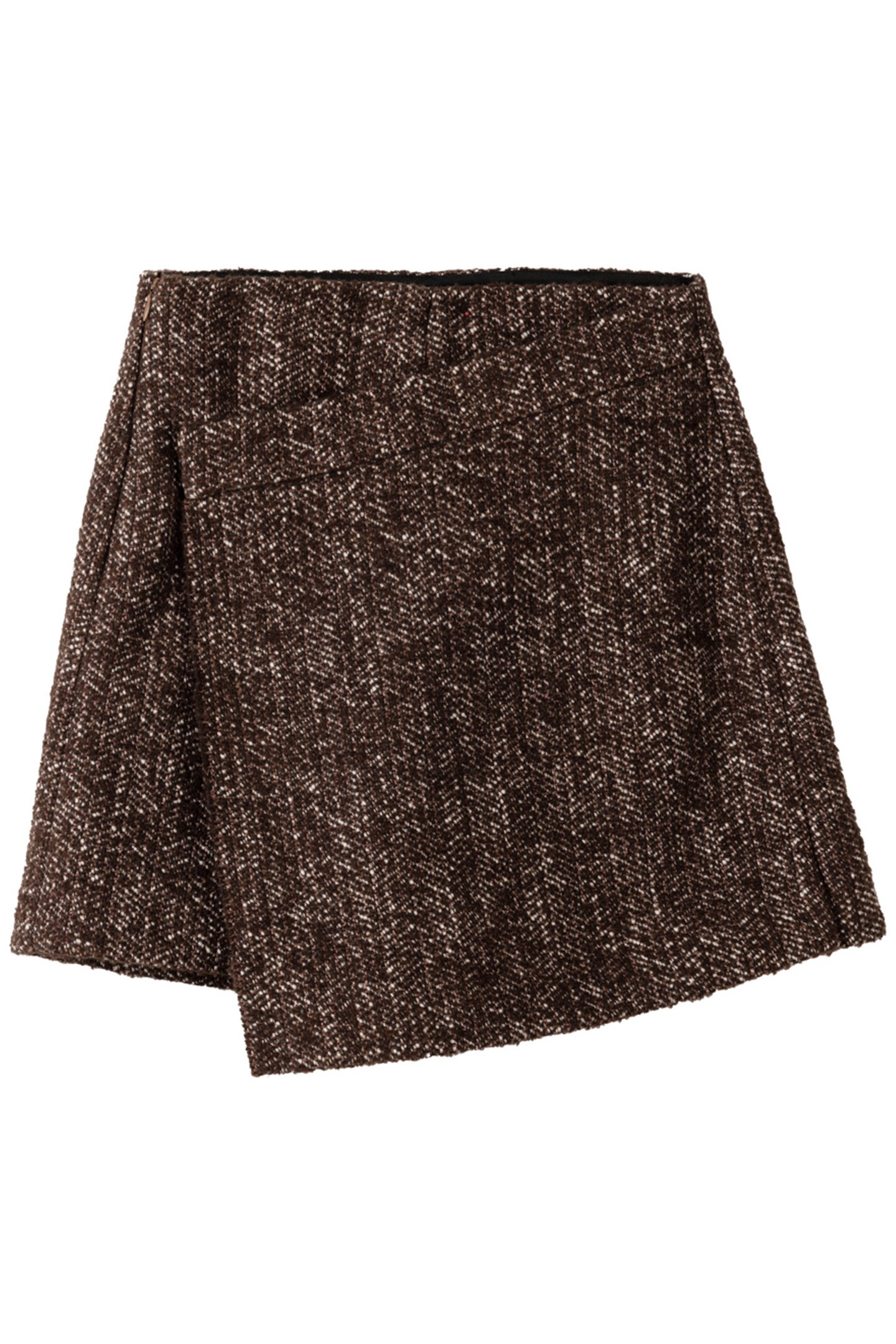 SHORT METALLIC BOUCLE SKORT EAGLE BROWN 4