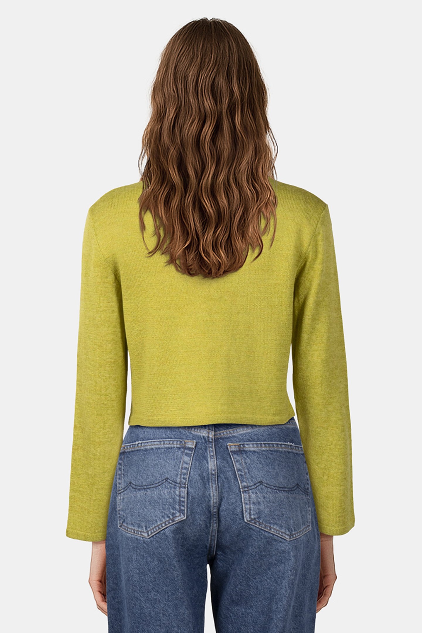 COMMA CARDIGAN LIME-GREEN 2