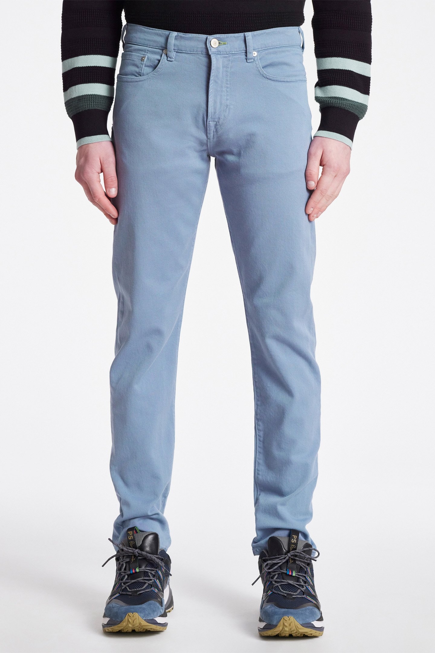 TAPERED FIT JEAN GREYISH BLUE 1