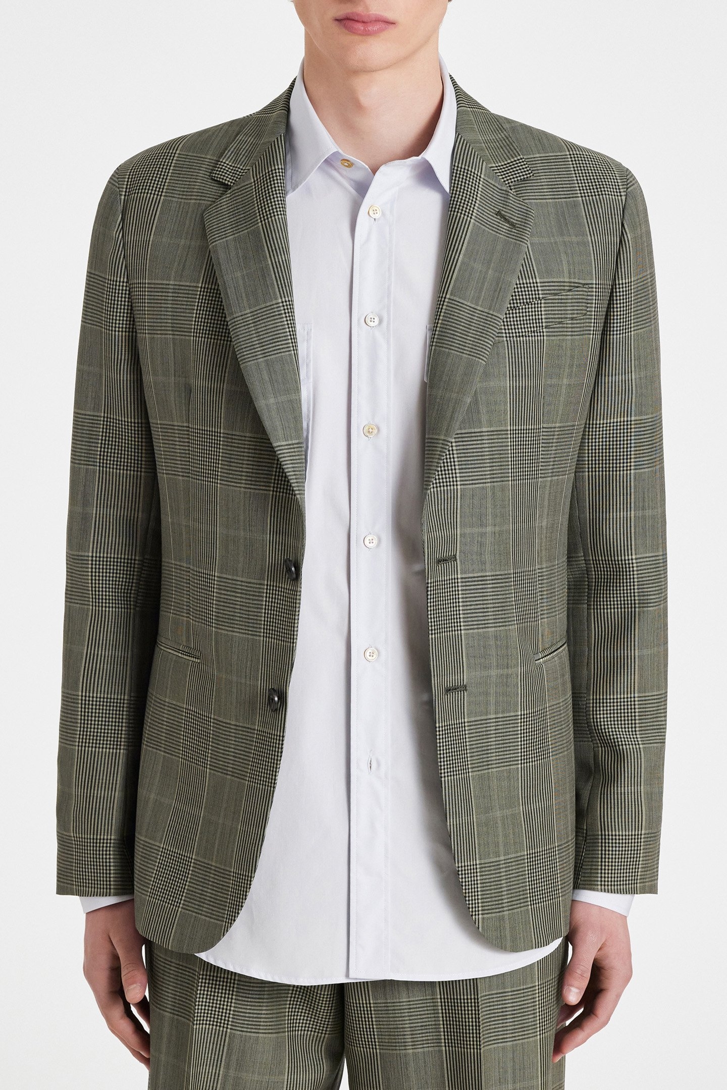 MENS 2BTN JACKET GREEN 1