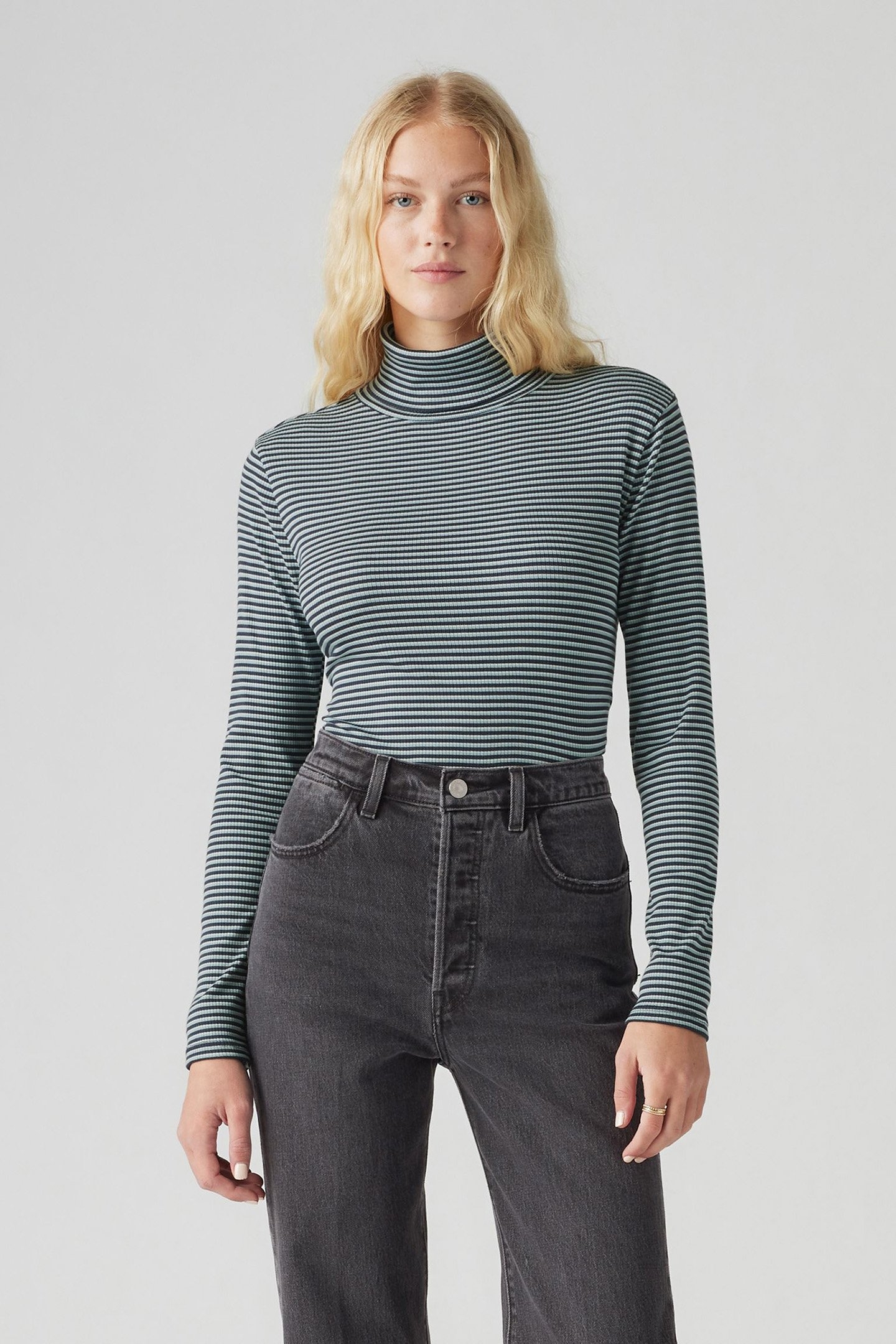 DREAMY TURTLENECK ICEBERG BLAZER NAVY 4