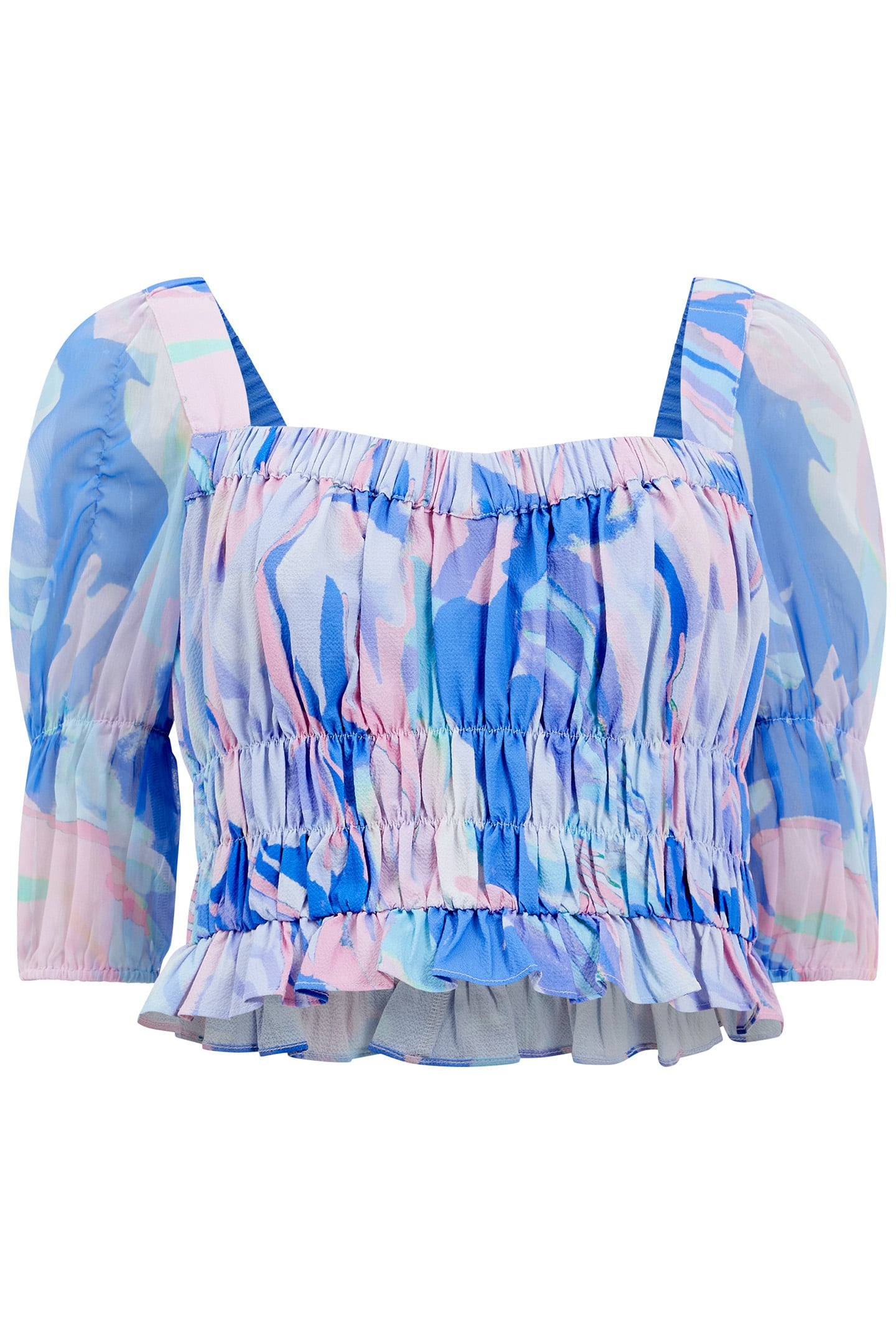 DALLA VERONA HALLIE PUFF SLV BAJA BLUE 3