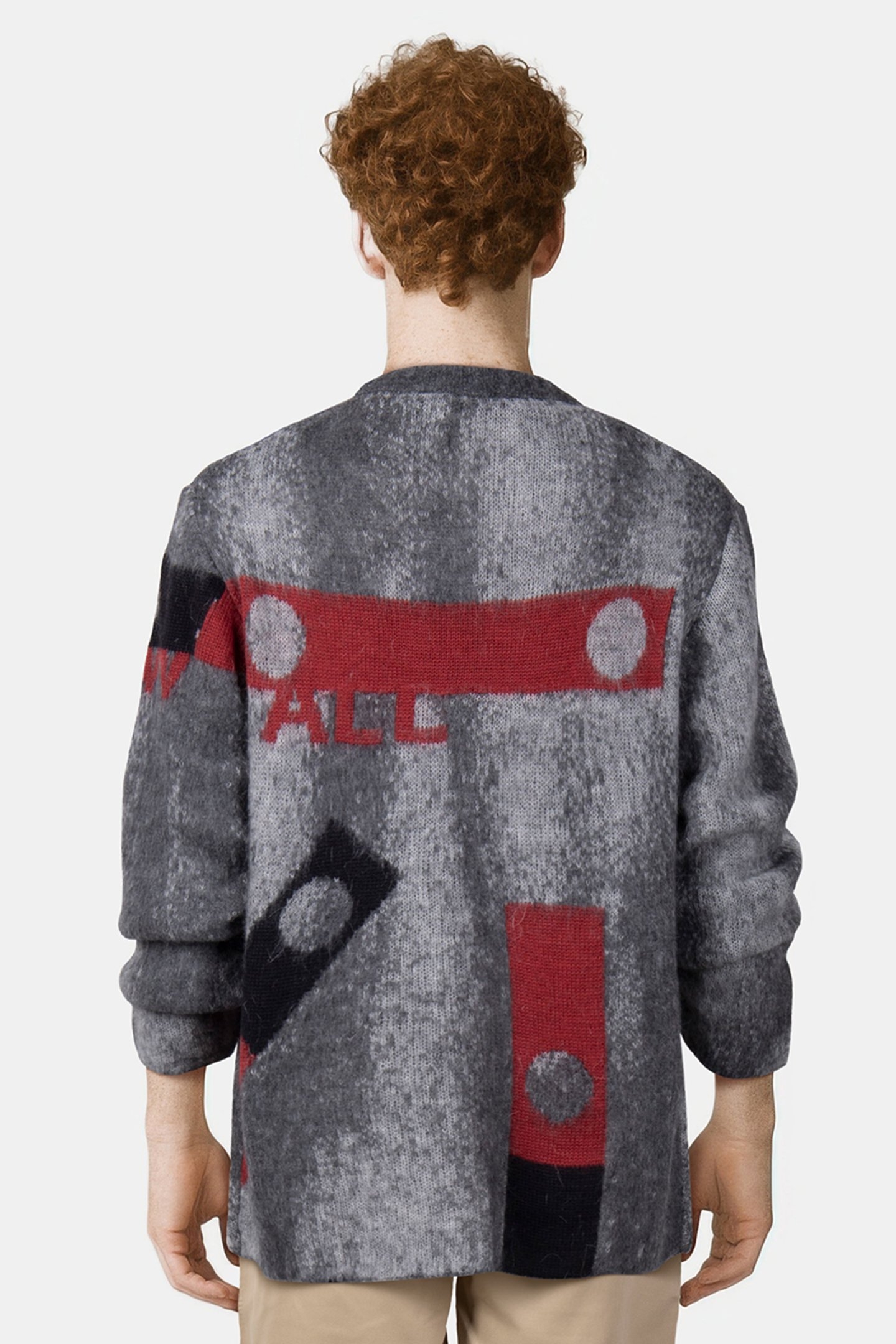 A-COLD-WALL* – SPRAYED JACQUARD KNIT IRON GREY 2