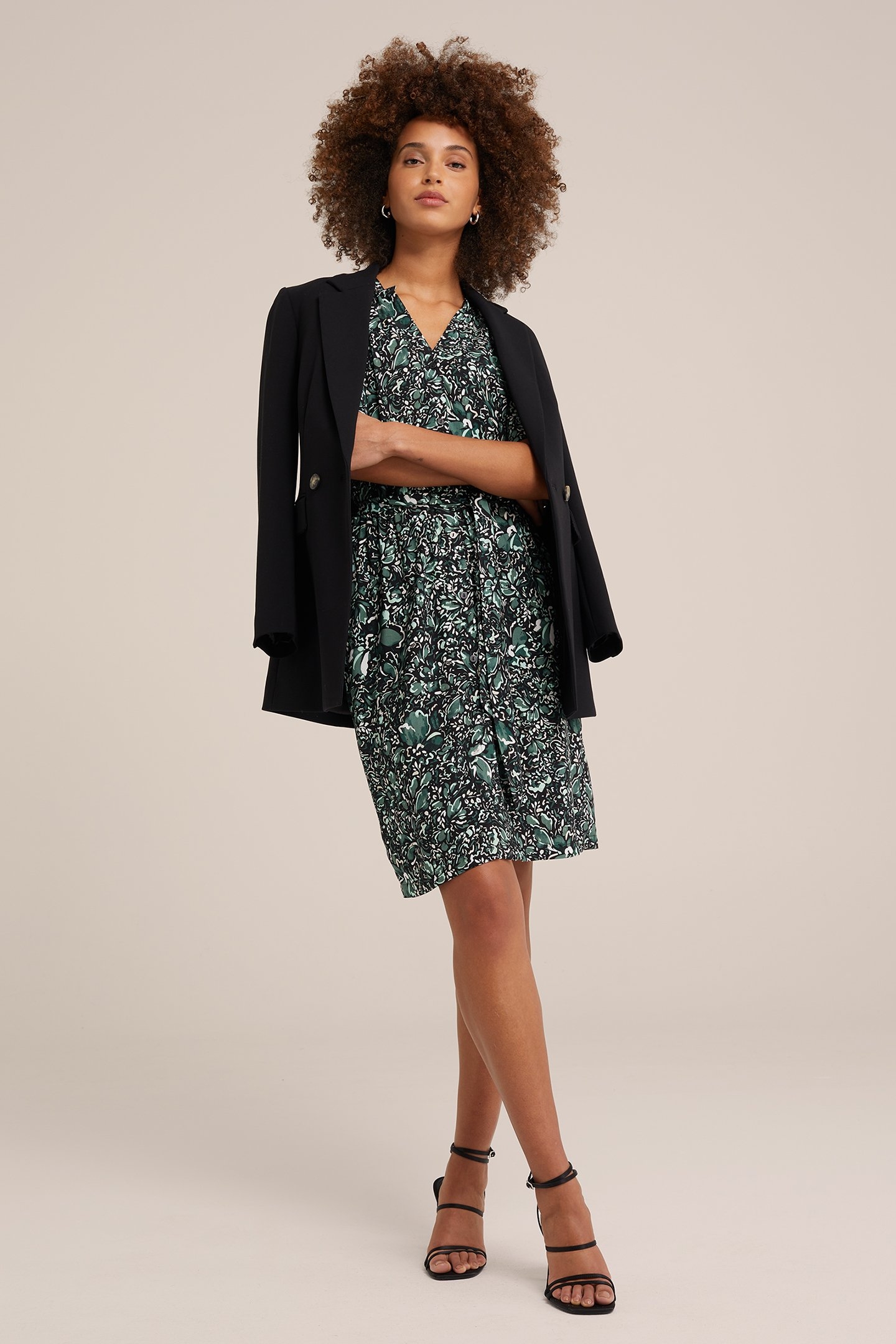 DRESS SHORT DARK GREEN 5