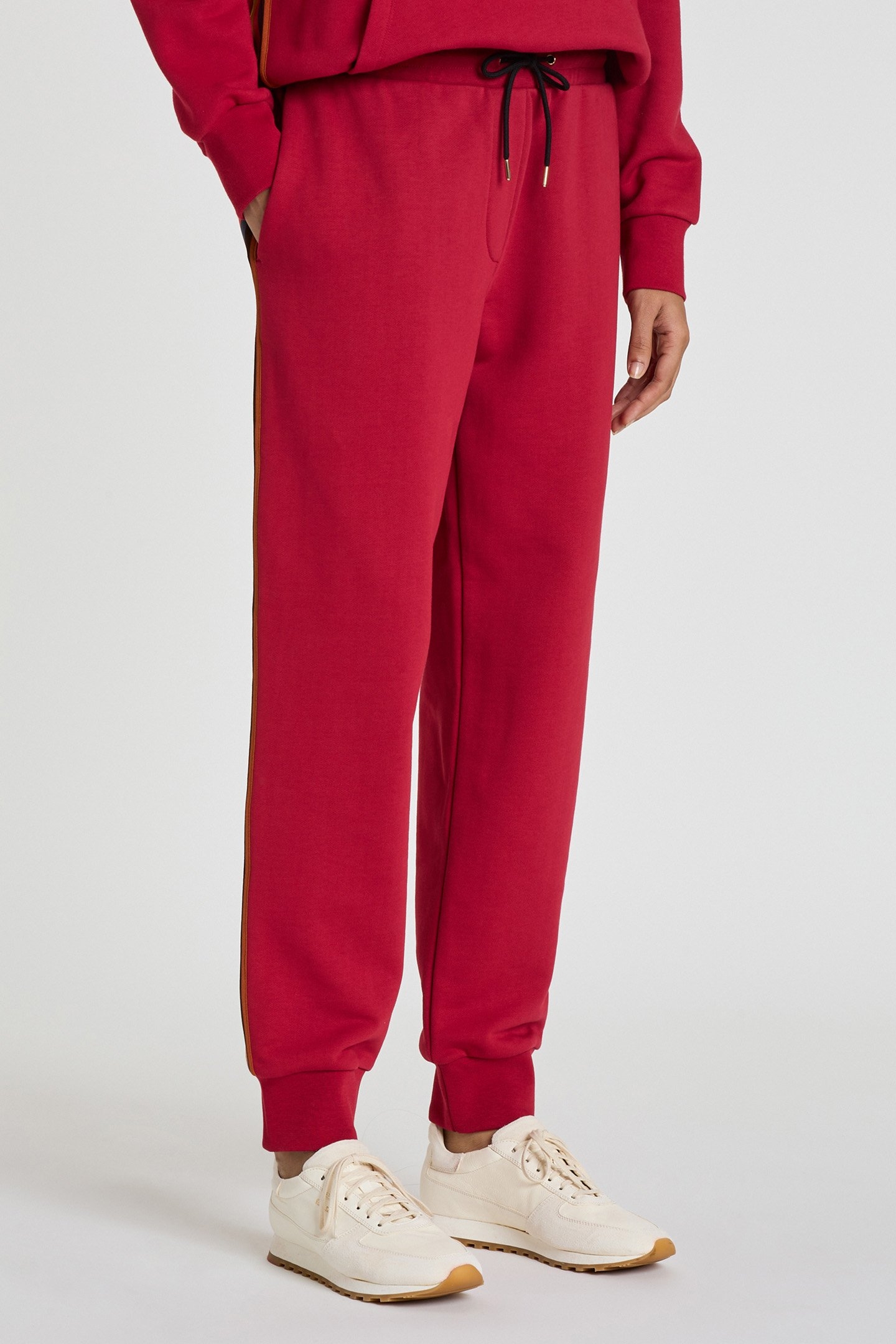 WOMENS SWEATPANTS BRICK RED 1