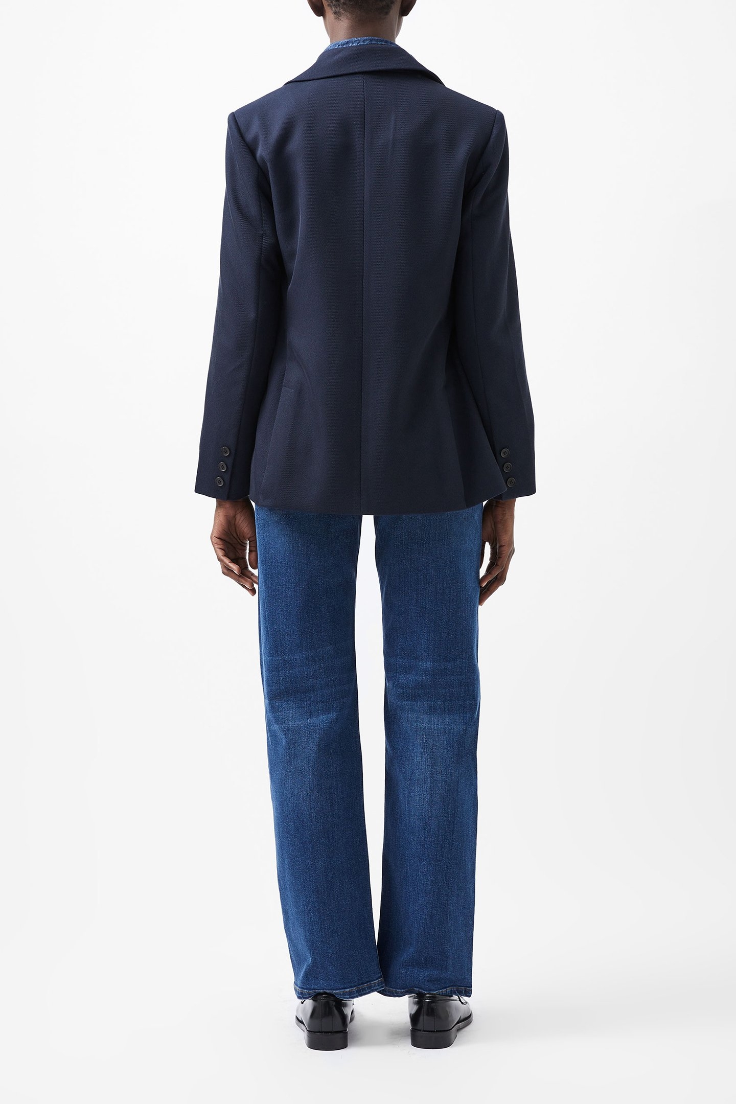 FLORENCE TWILL BLAZER MARINE 2