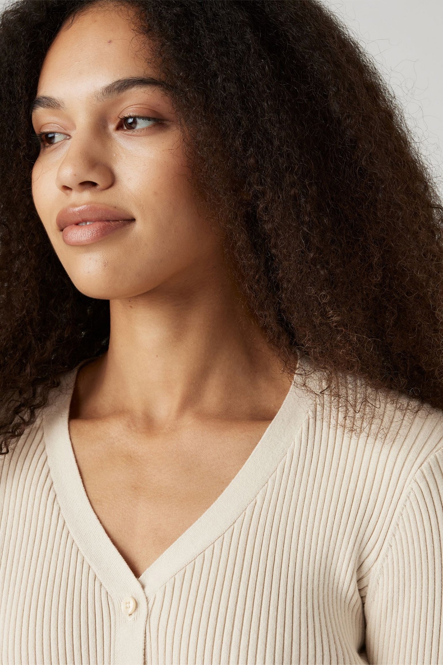 TULIP CARDIGAN OATMEAL HEATHER B0279 5