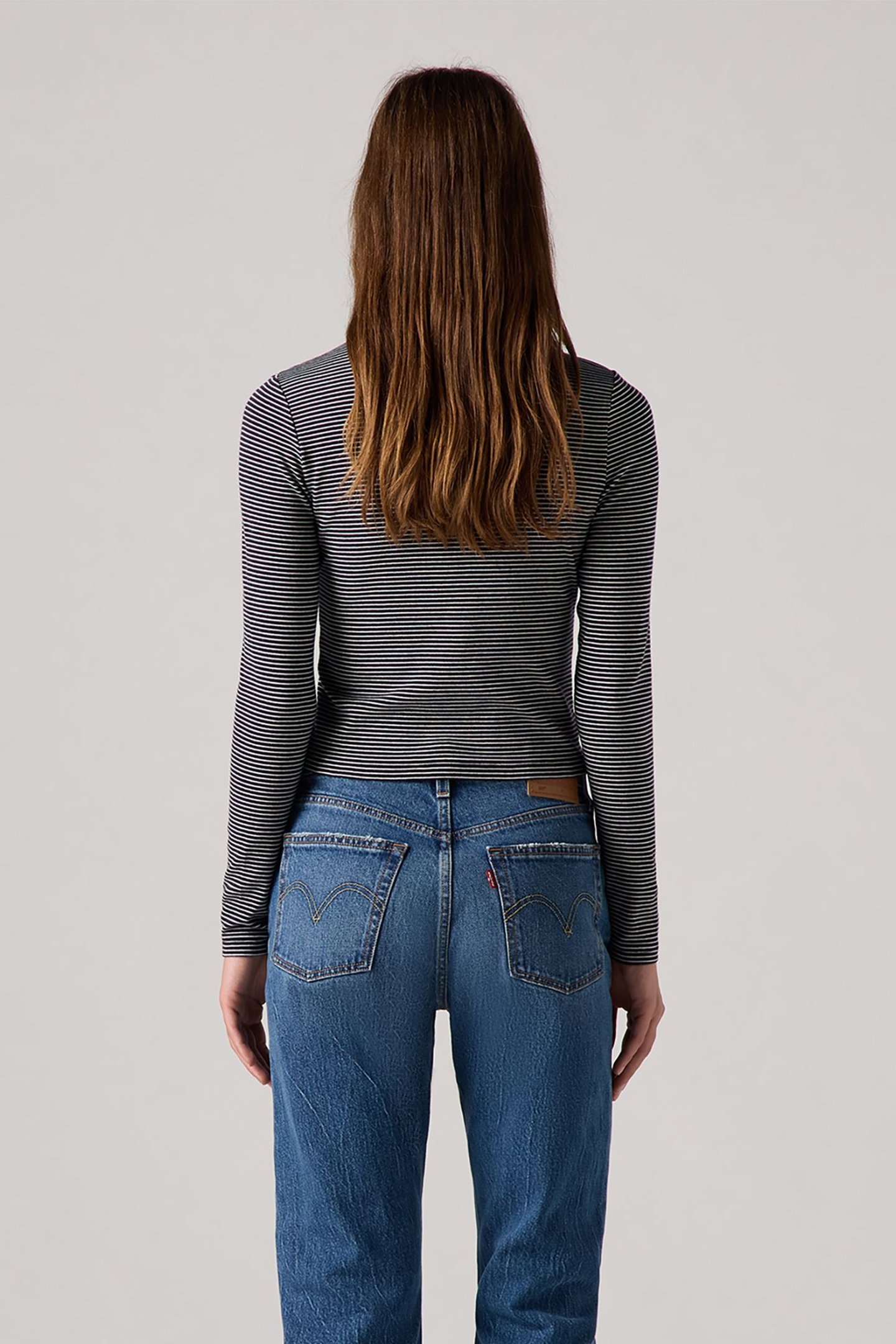 EFFORTLESS LS TEE CLOVE STRIPE NIGHTWATCH 2