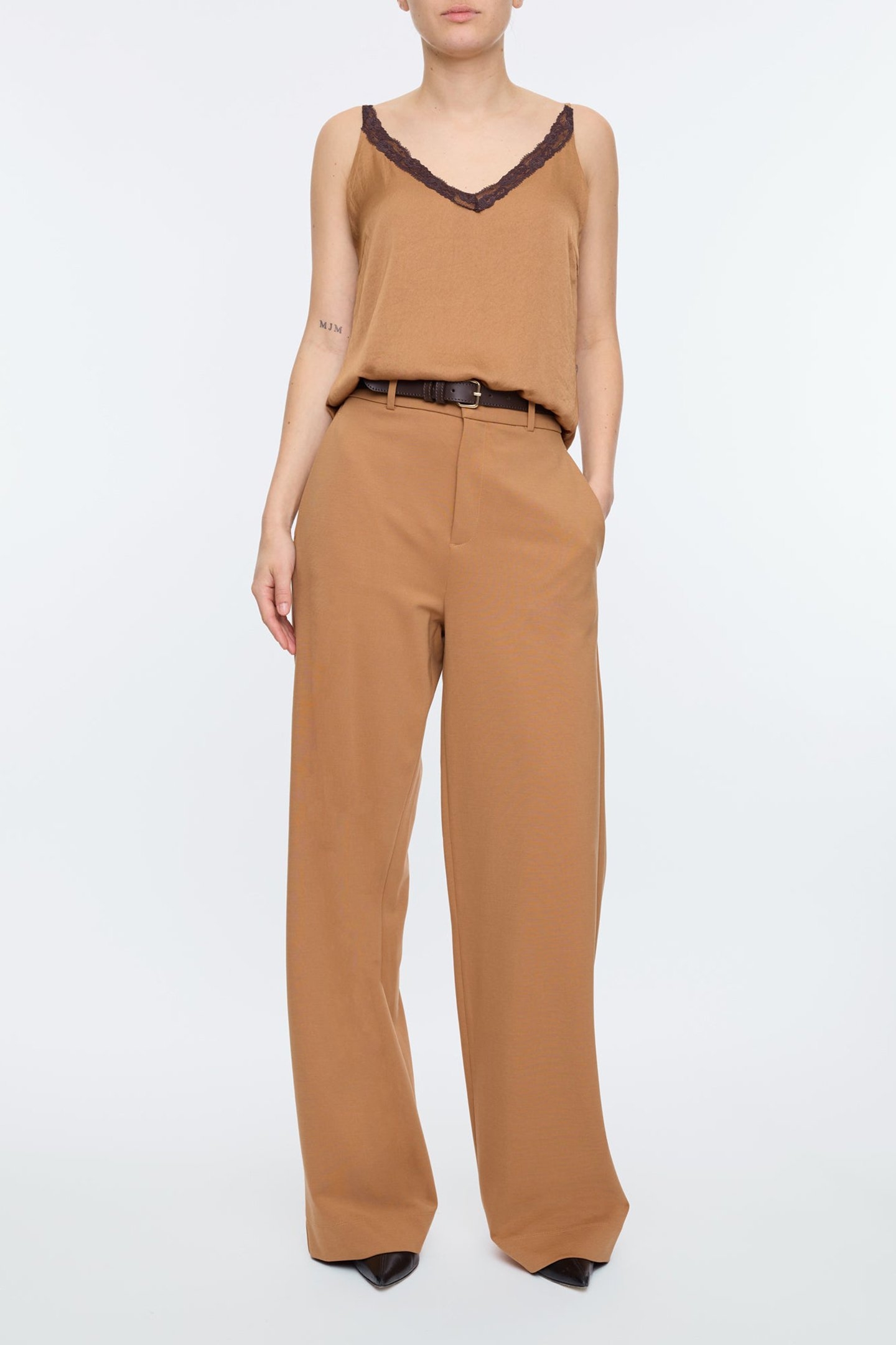 MARBLE LACE TOP TOBACCO BROWN 2