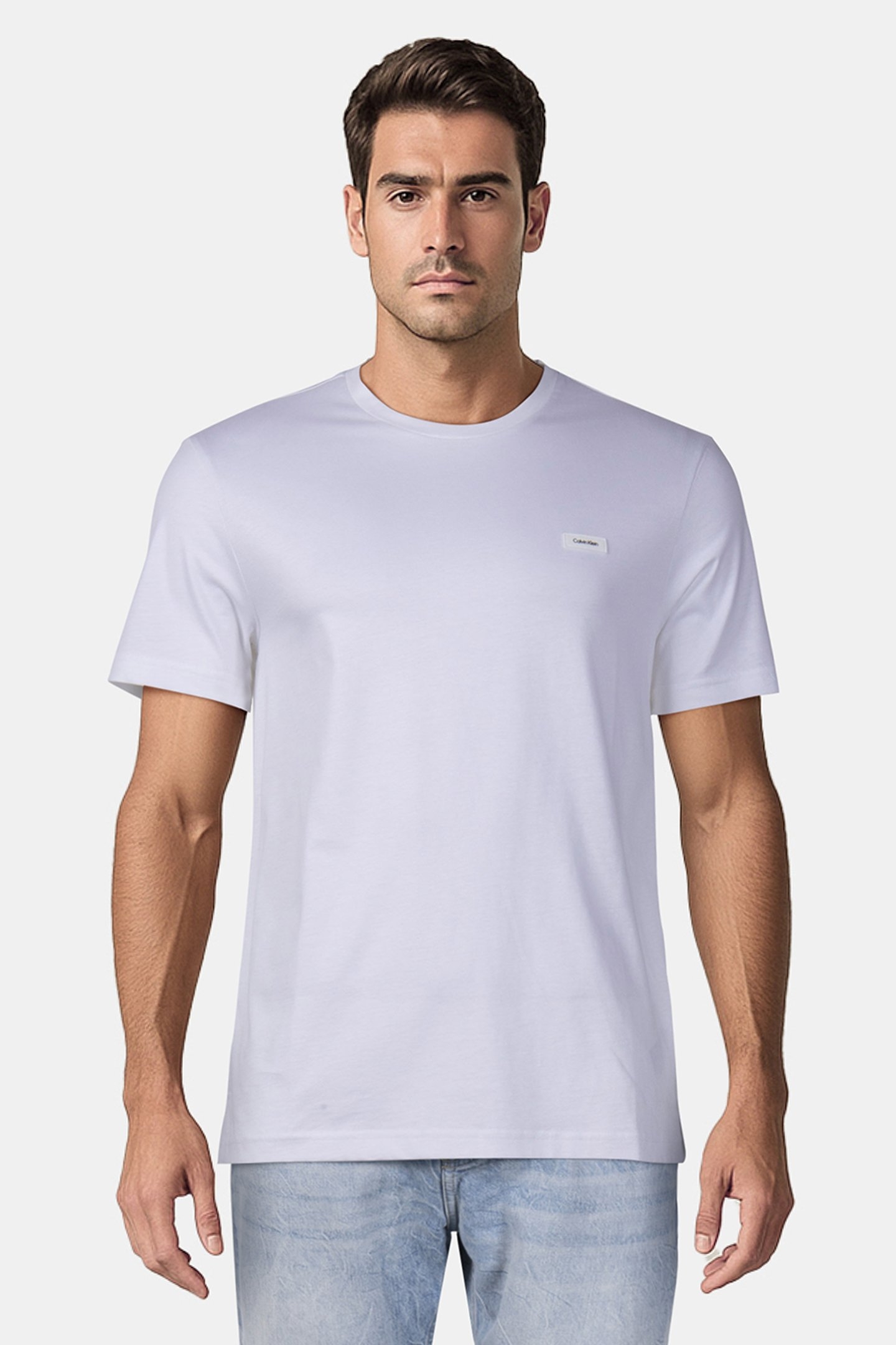 SMOOTH COTTON T-SHIR BRIGHT WHITE 1