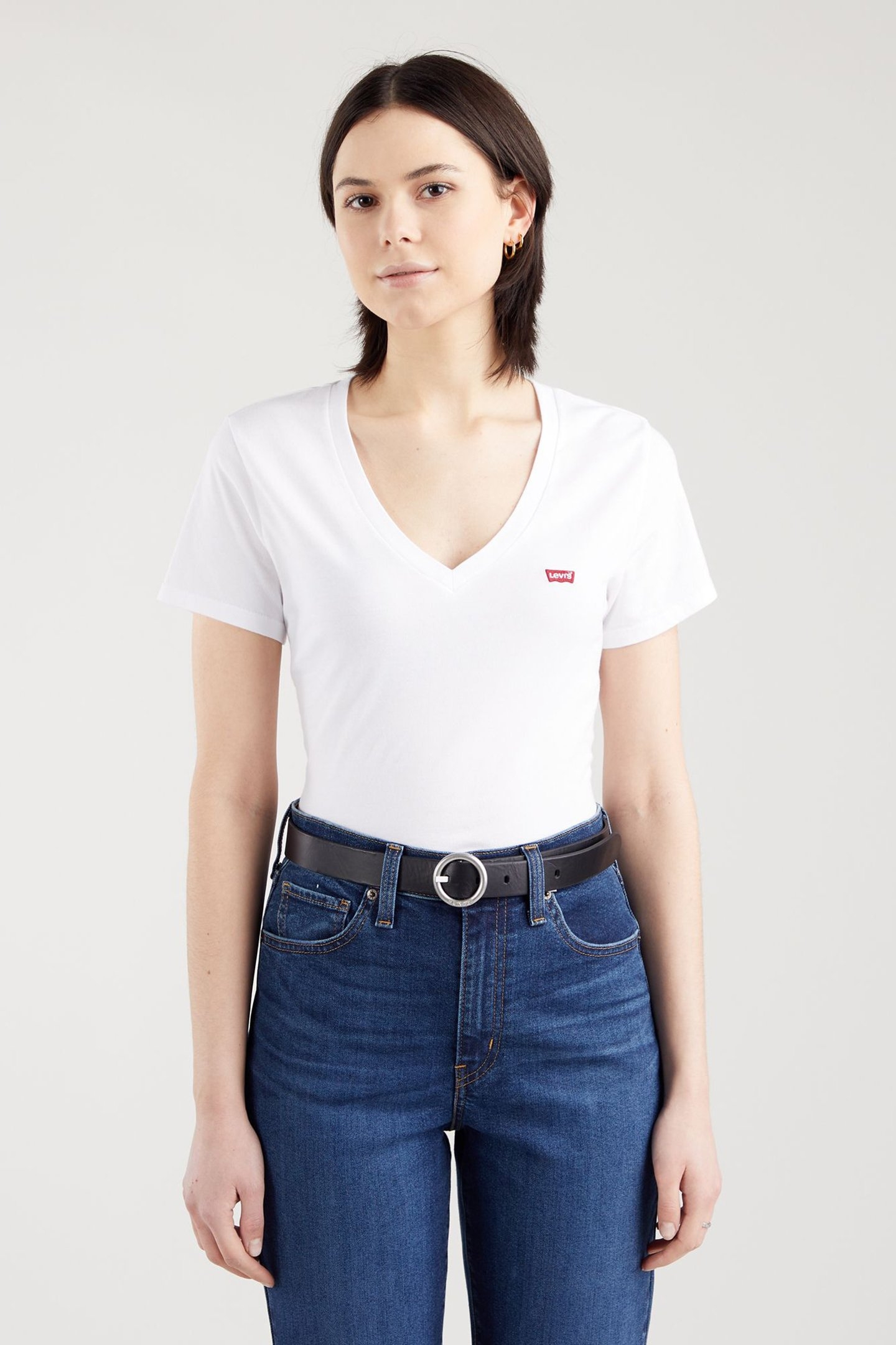 2PACK VNECK TEE 2 PACK V NECK WHITE 3