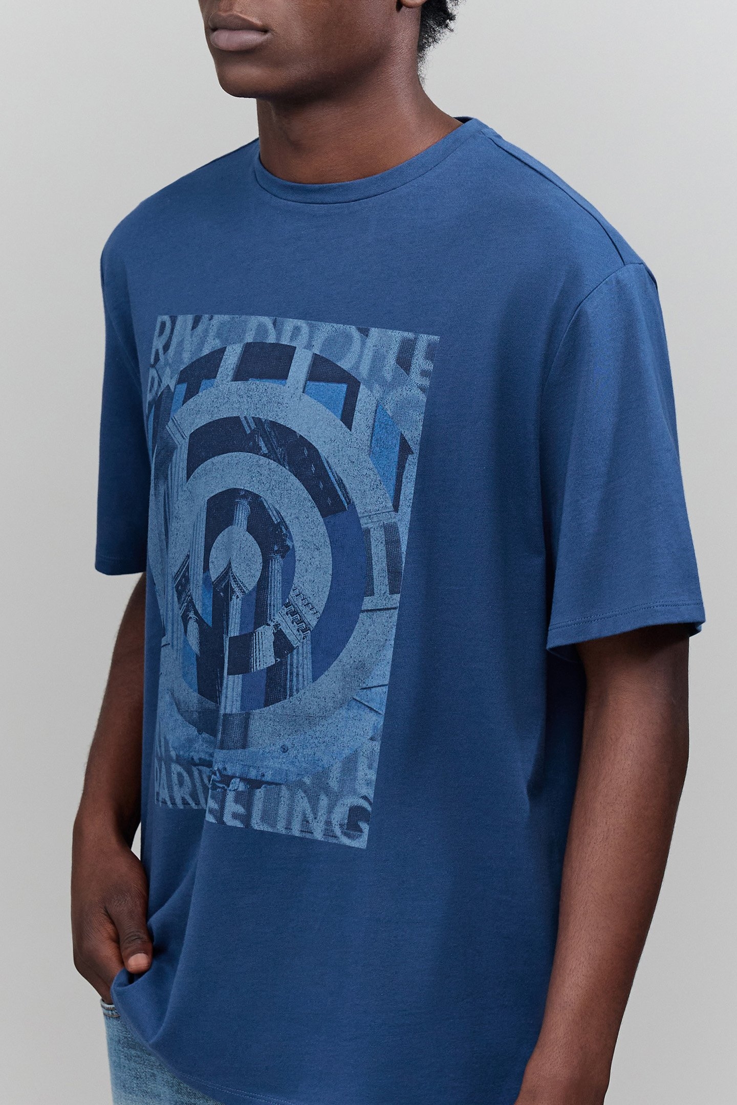 VISUAL COBALT T-SHIRT 6