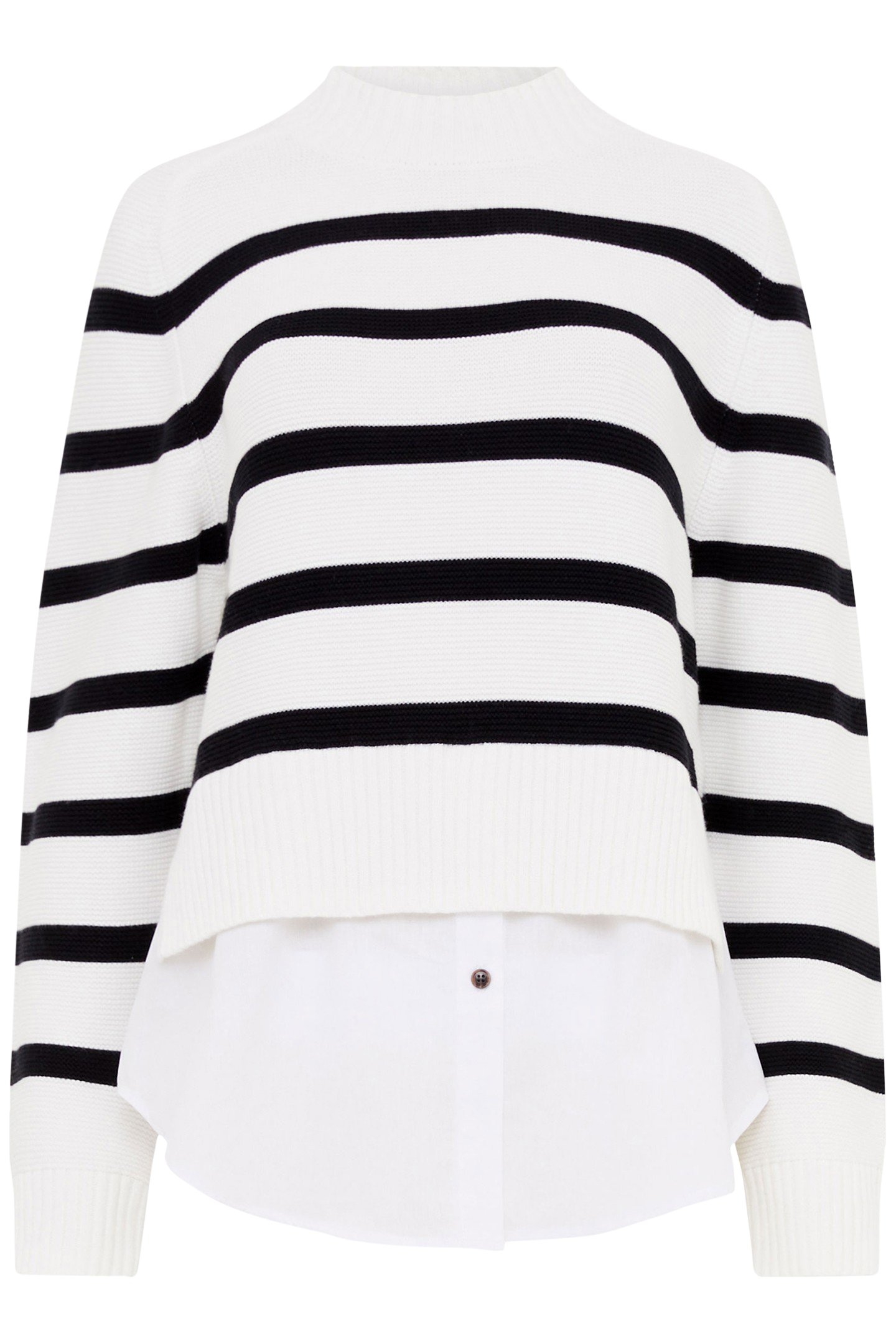 LILY MOZART POPLIN MIX TOP WINTER WHITE/MOONLES 3