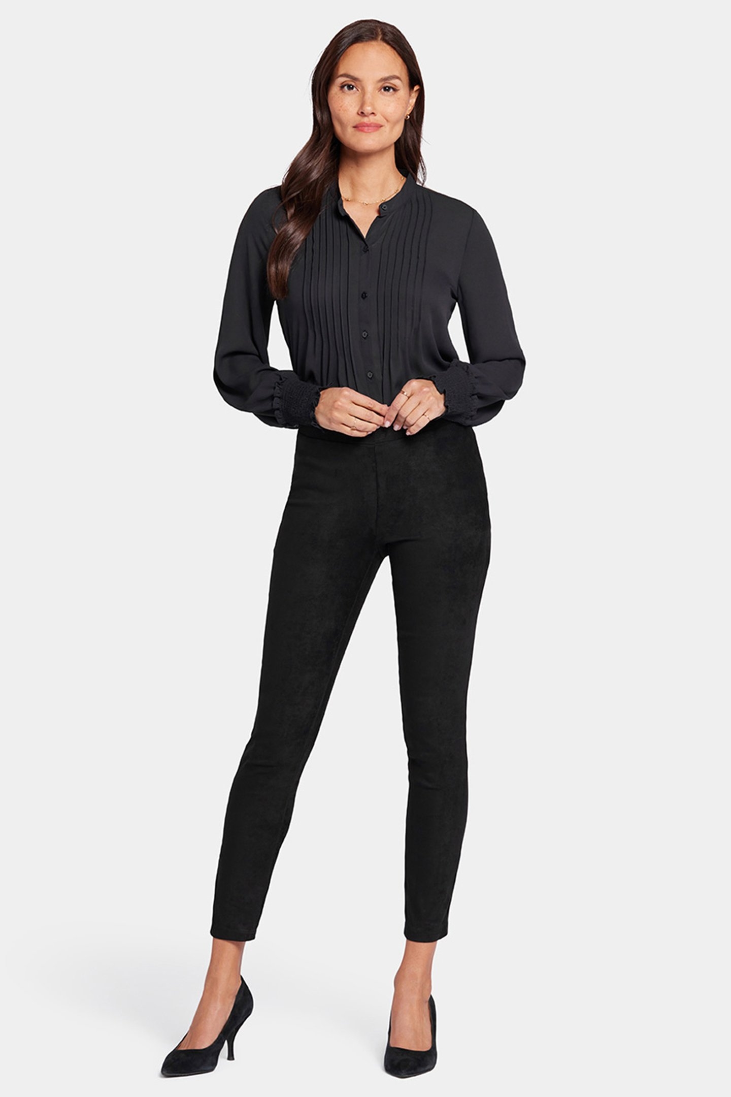 SUEDE BASIC LEGGING BLACK 1