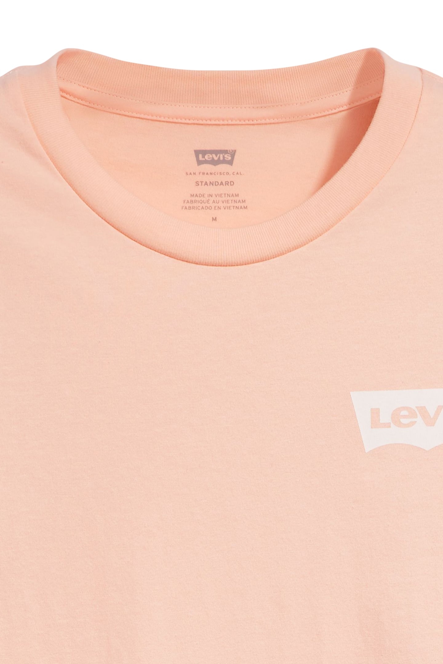 GRAPHIC CREWNECK TEE SSNL BW PALE PEACH 6