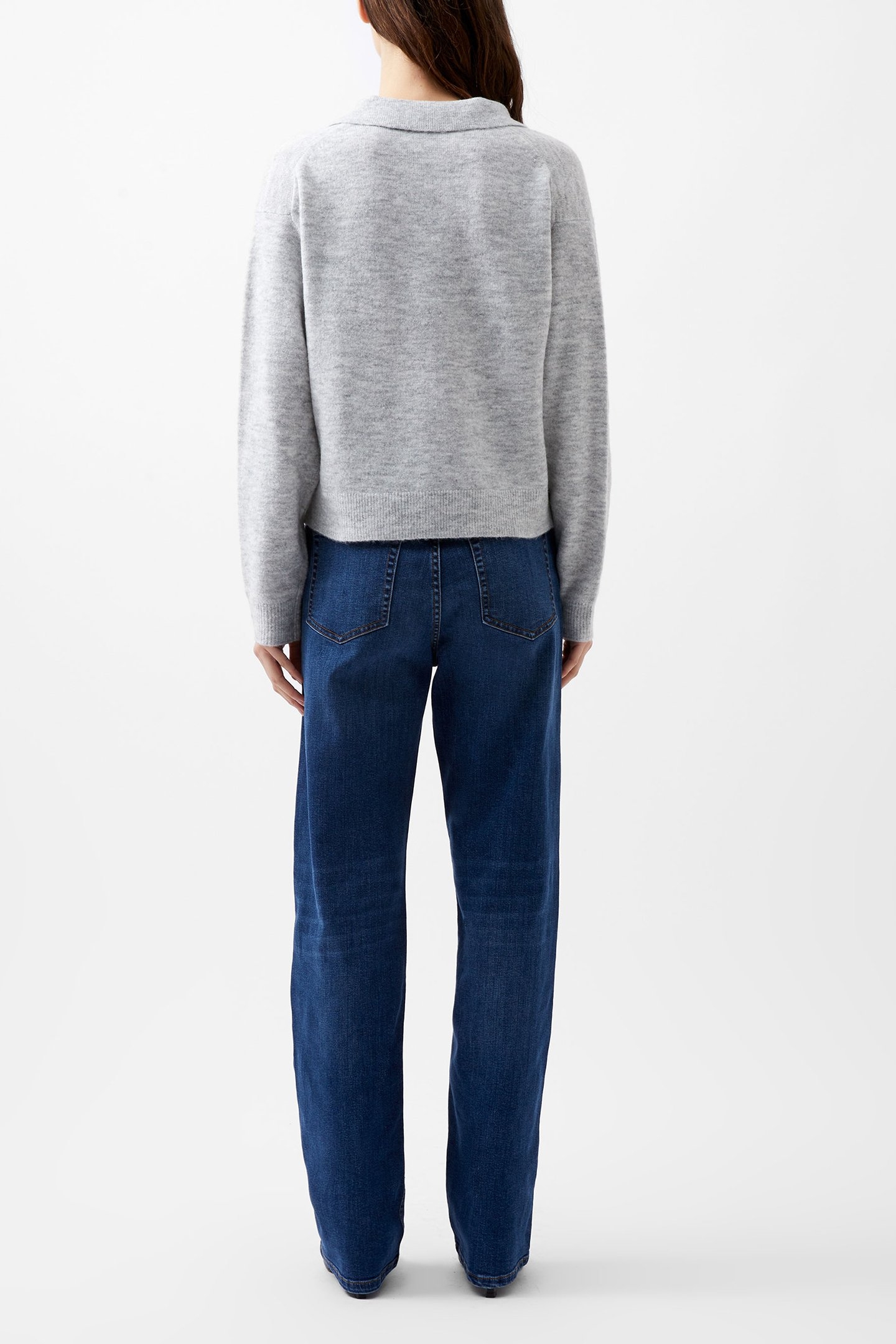 MORENA COLAR JUMPER DOVE GREY MEL 2