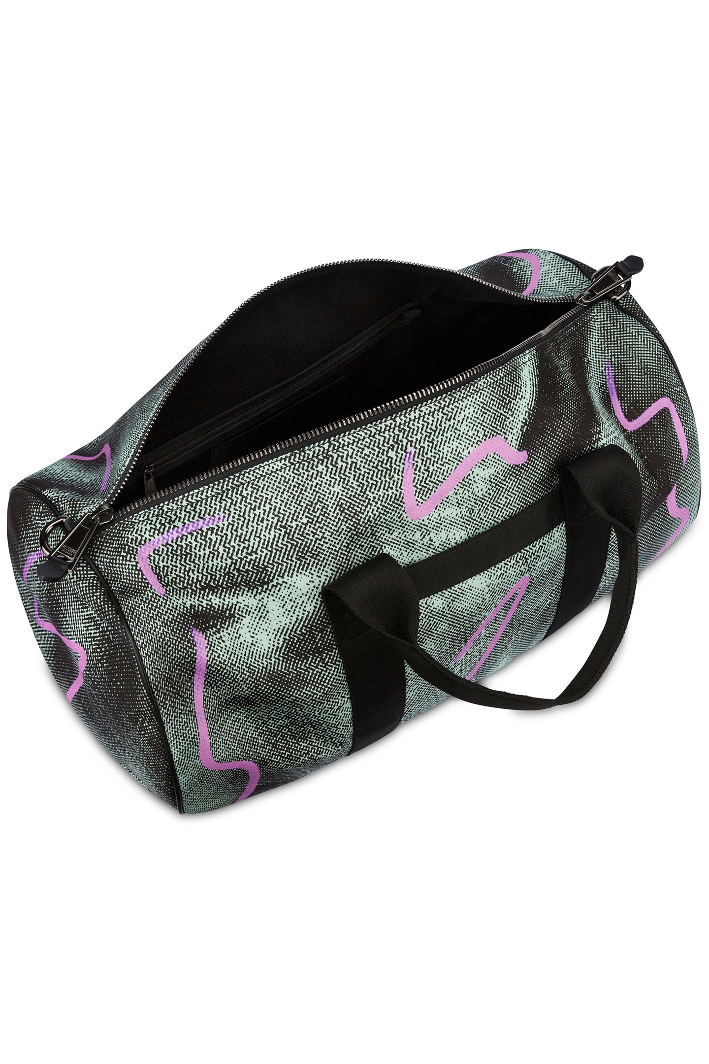 SHADOWS & SQUIGGLES LARGE TRAVEL BAG GREY 3
