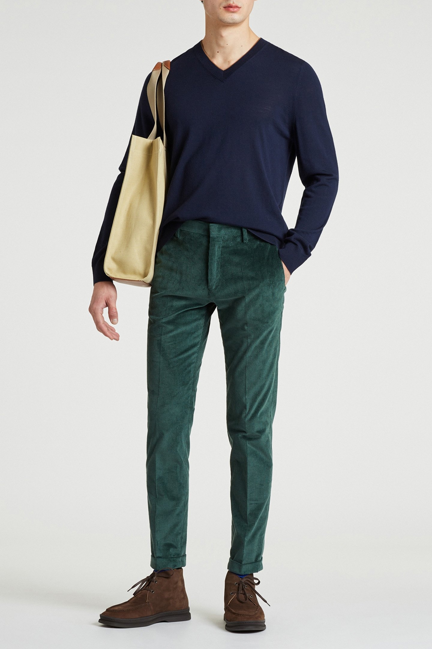 MENS TROUSER LT GREYISH GREEN 3