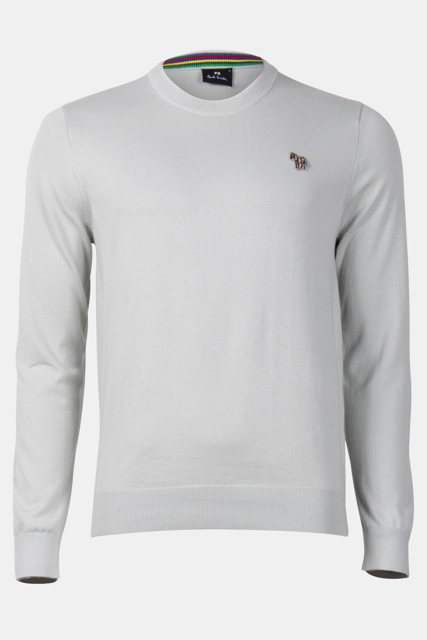 MENS SWEATER CREW NECK ZEB BAD GREY 3