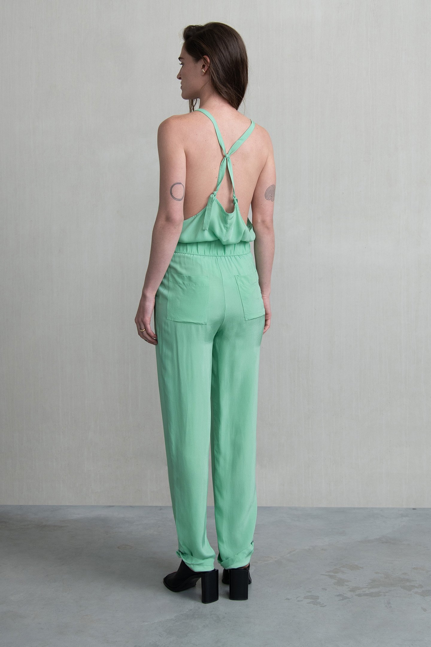 SANDA D TROUSERS MINT 2