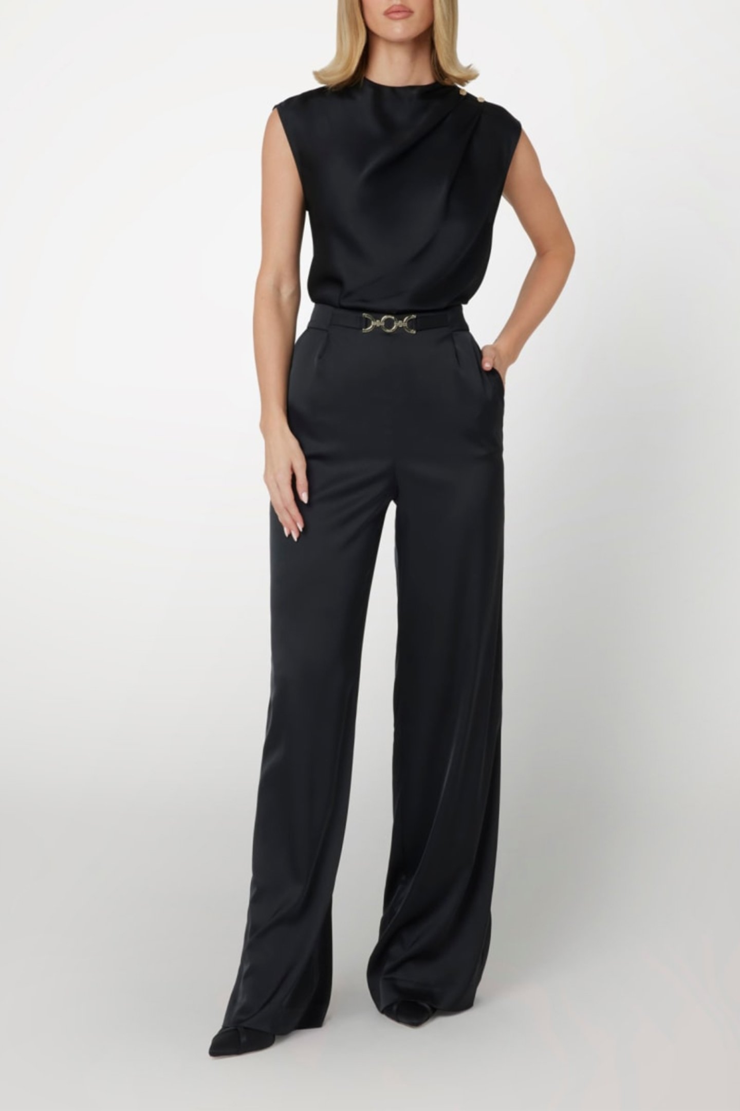 JOSETTE PANT JET BLACK A996 3