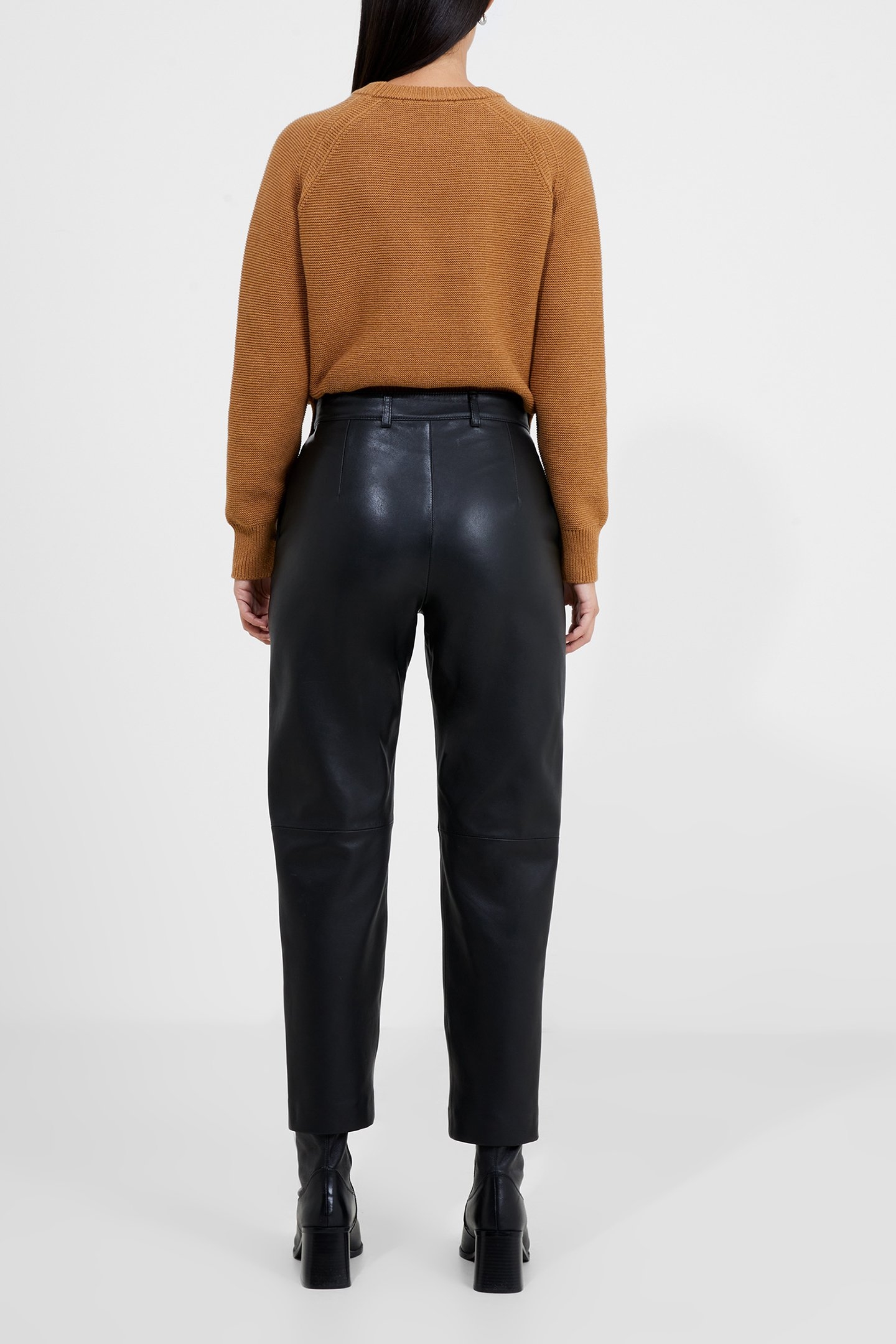CONNIE LEATHER TROUSER BLACK 3