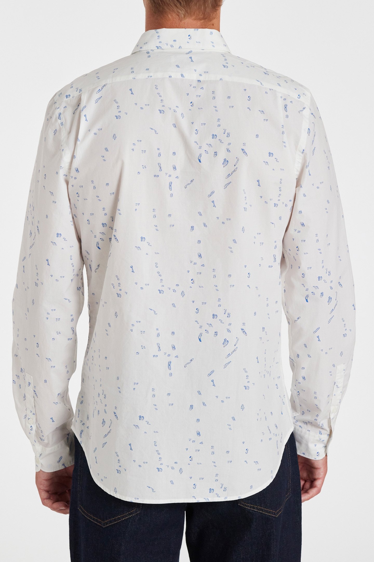 MENS LS TAILORED FIT SHIRT WHITE 2