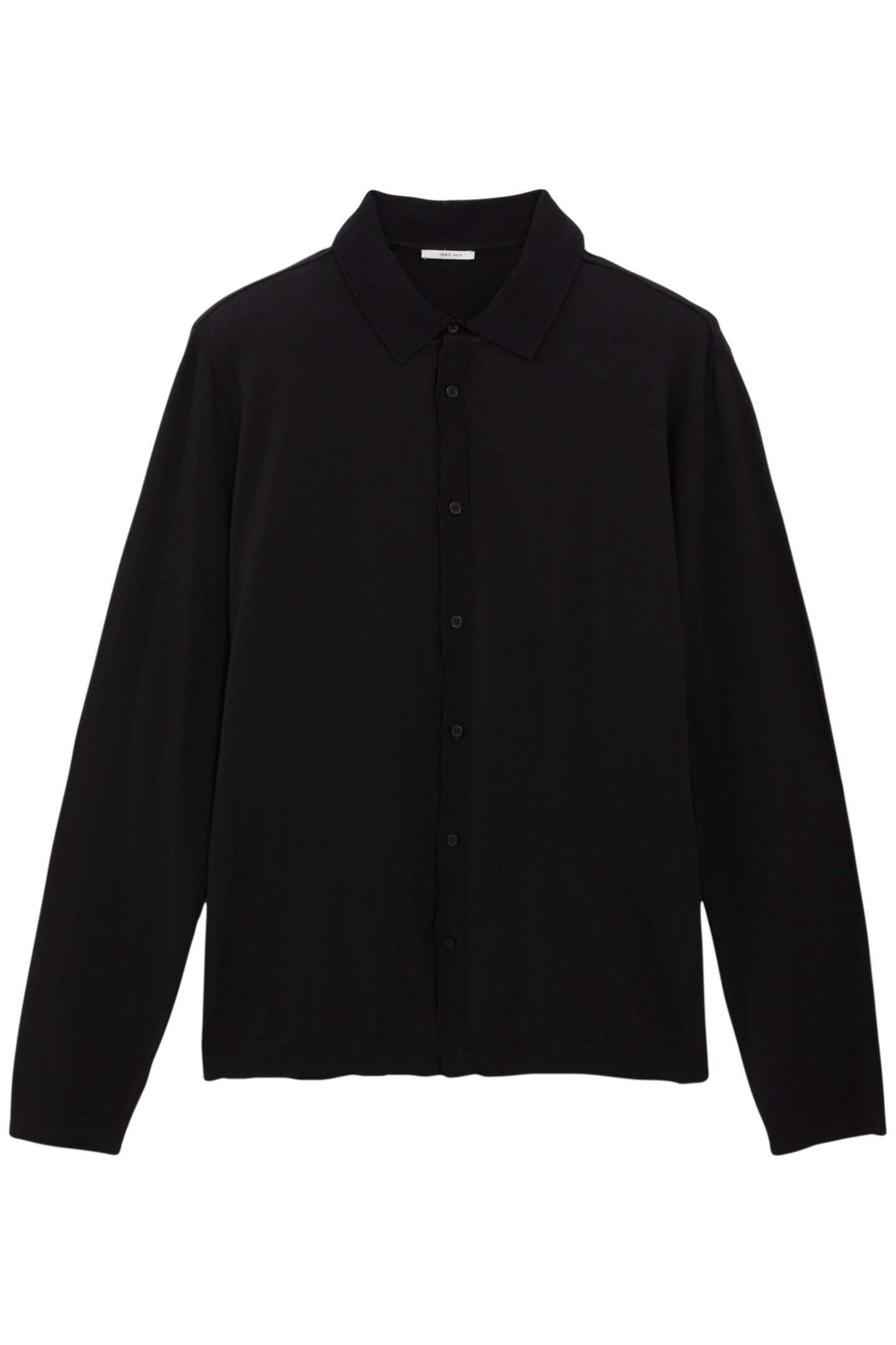 LONG-SLEEVED BLACK MESH SHIRT 4