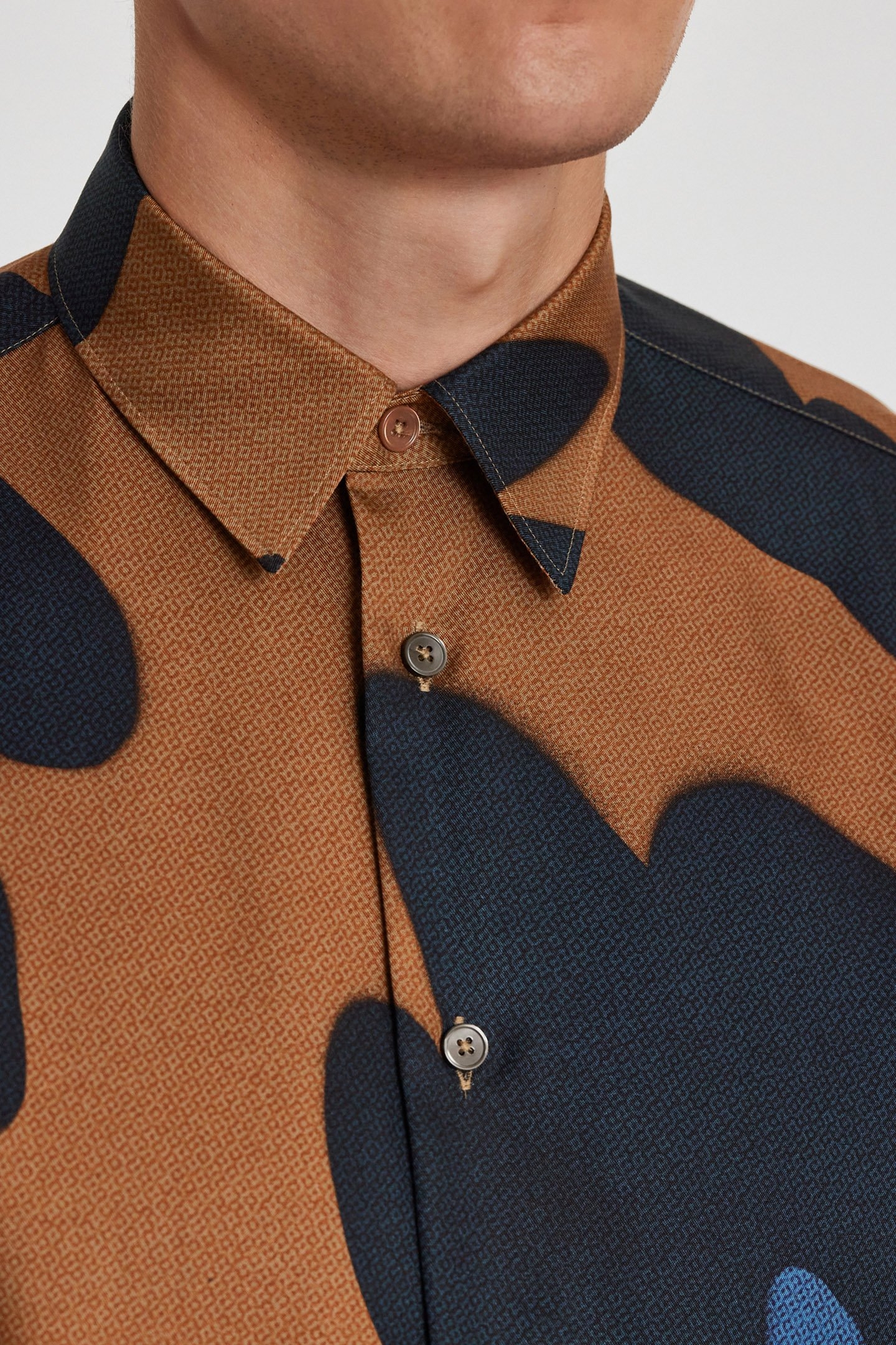 S/C REGULAR FIT SHIRT TAN 4