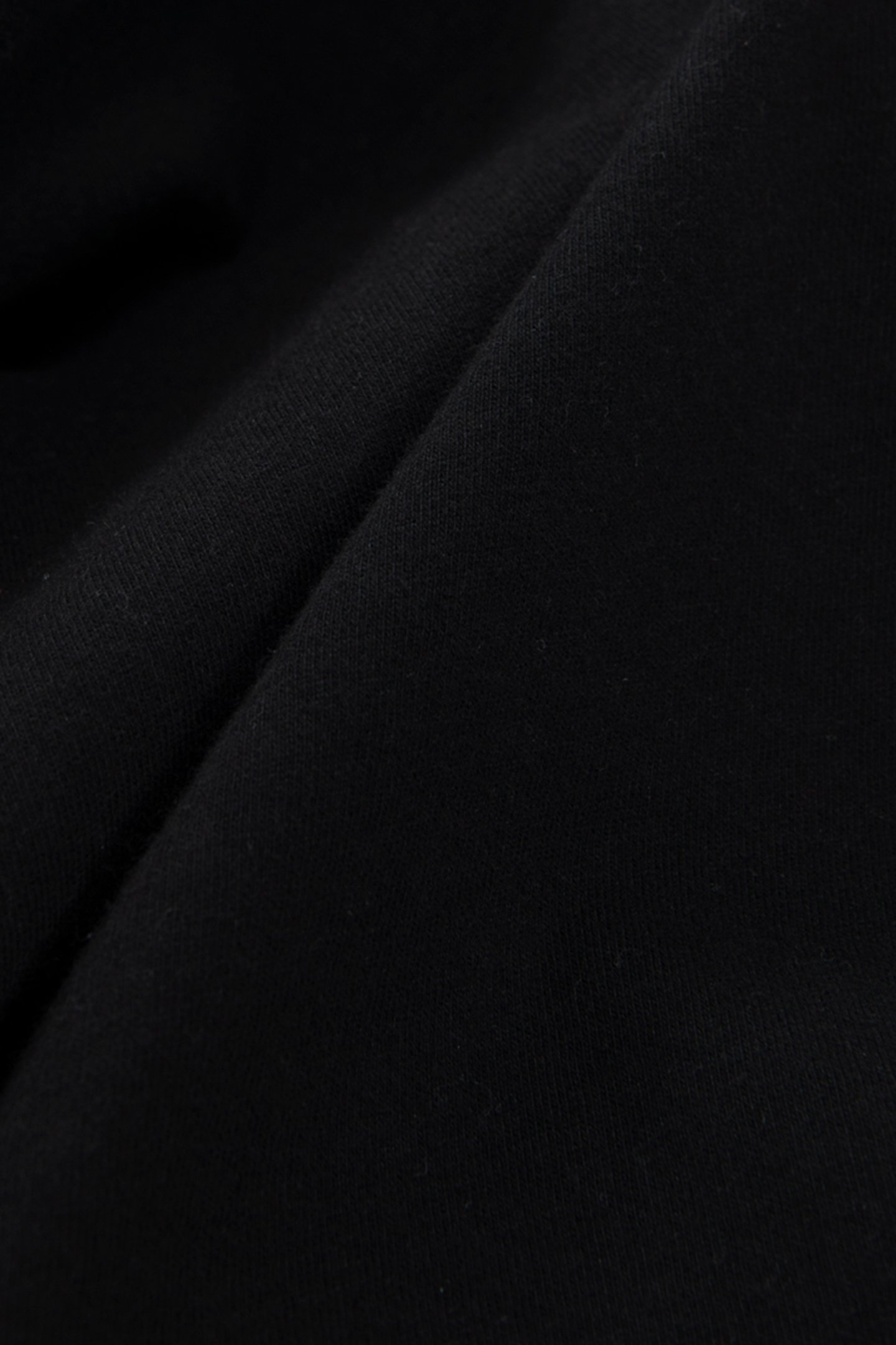 LONG-SLEEVED BLACK HOODED T-SHIRT 7