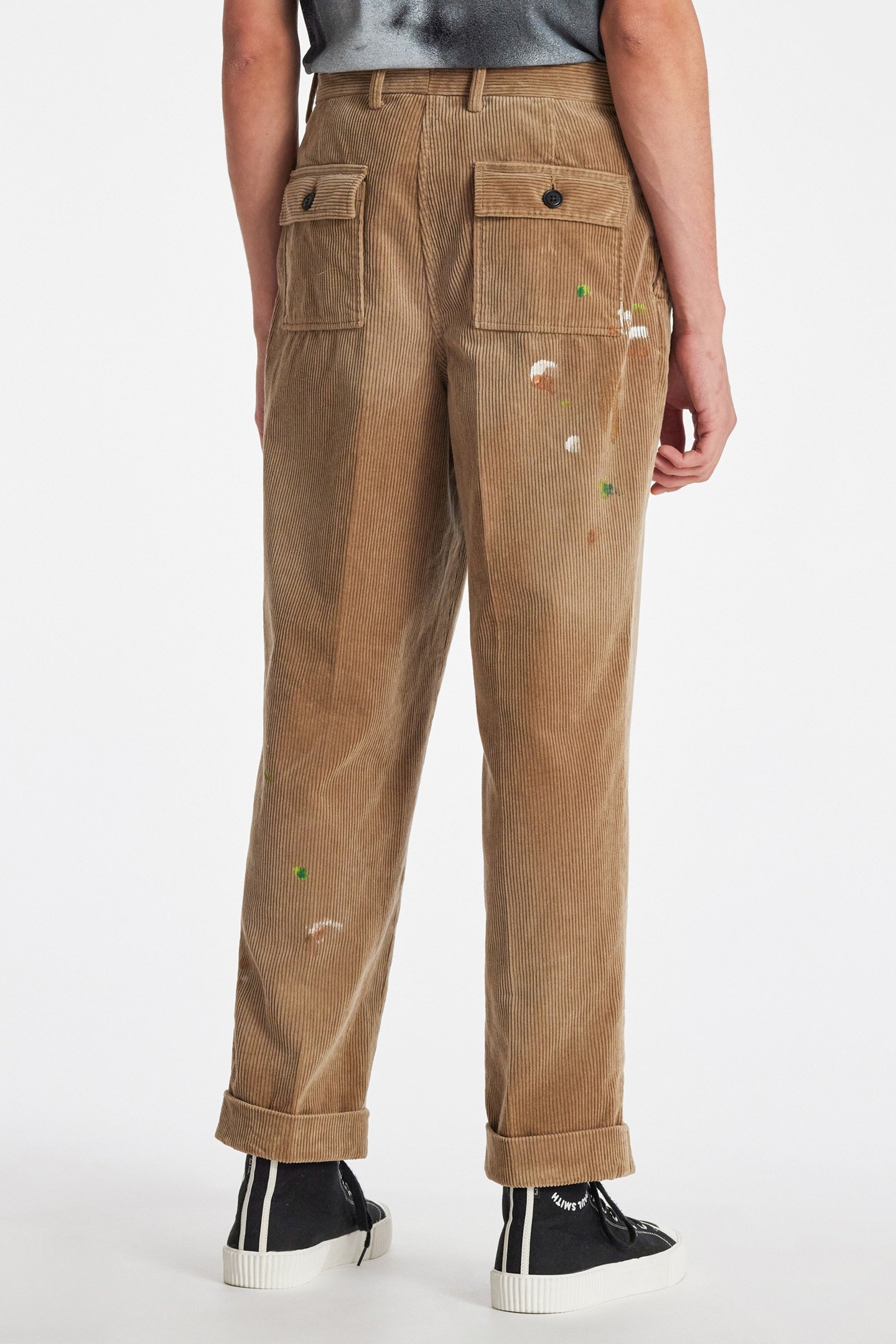 MENS TAPERED LEG TROUSER TAN 2