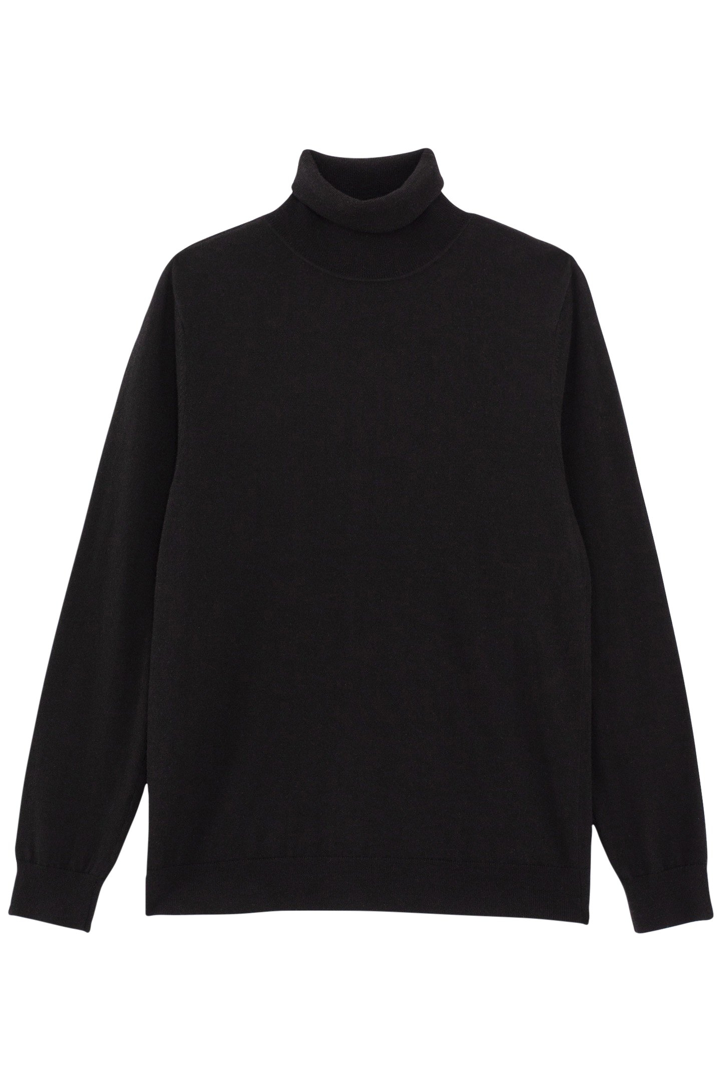 BLACK TURTLENECK JUMPER 3