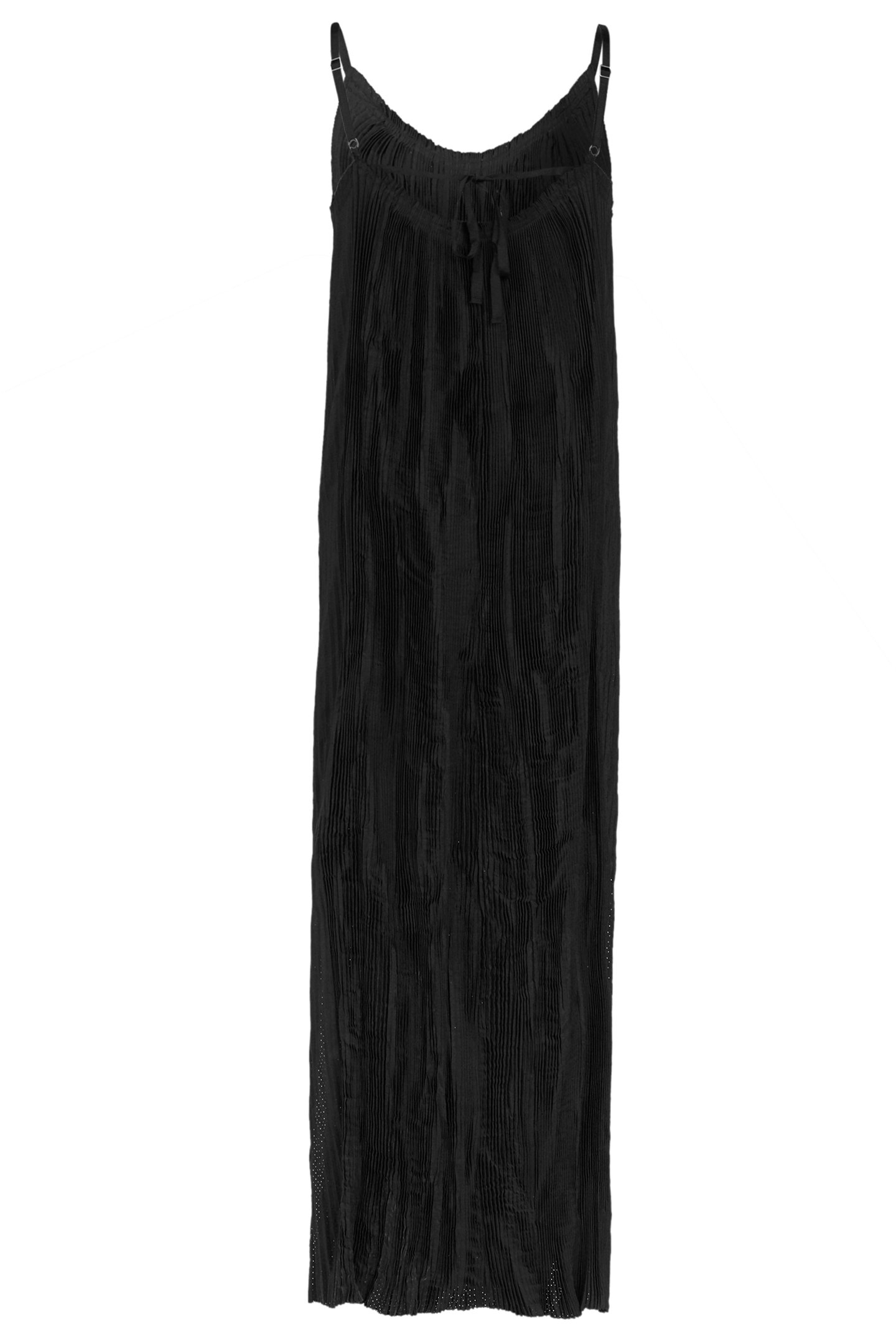 ROMEY PLEAT DRESS BLACK 2