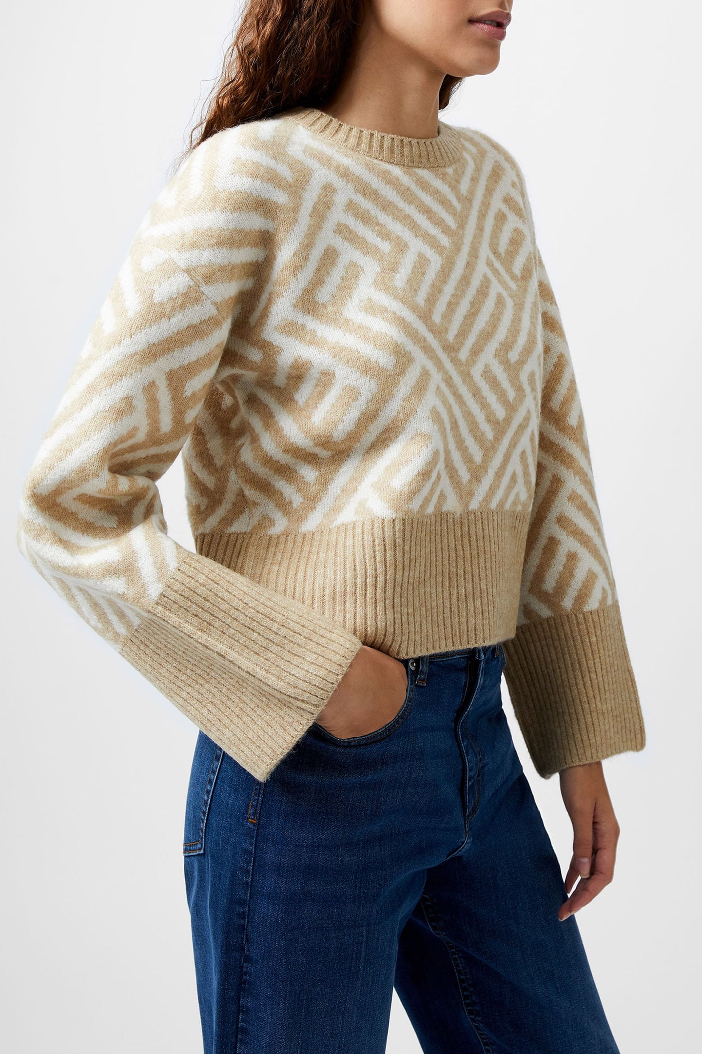 MARTINA GRAPHIC JUMPER INCENSE/CLASSIC CRM 3