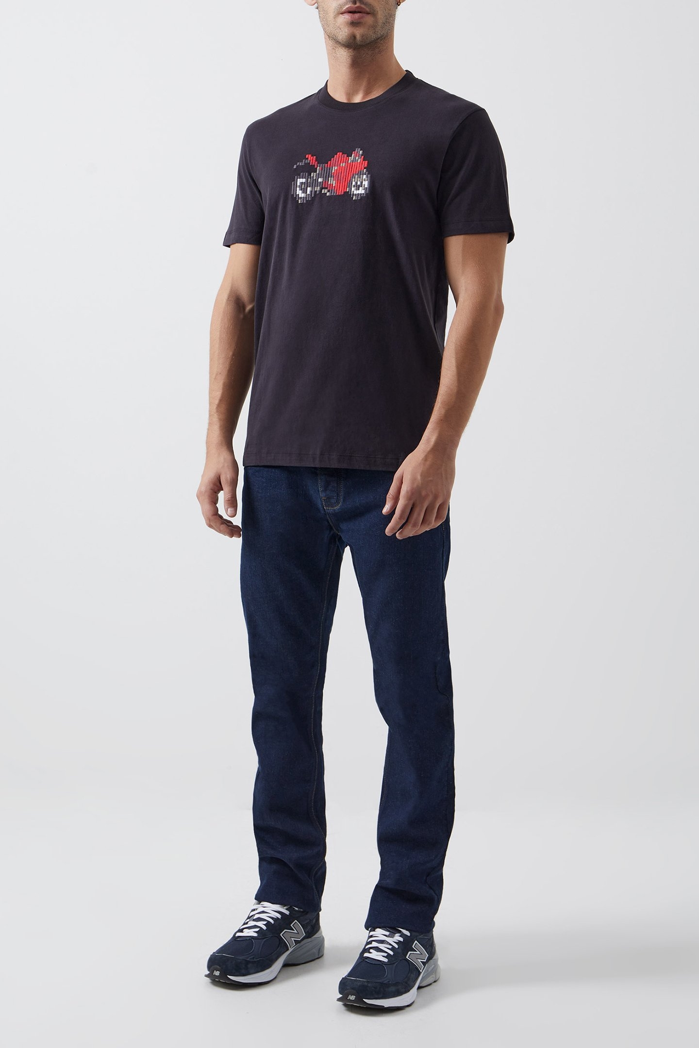 PIXEL MOTORBIKE T-SHIRT BLACK ONYX 2