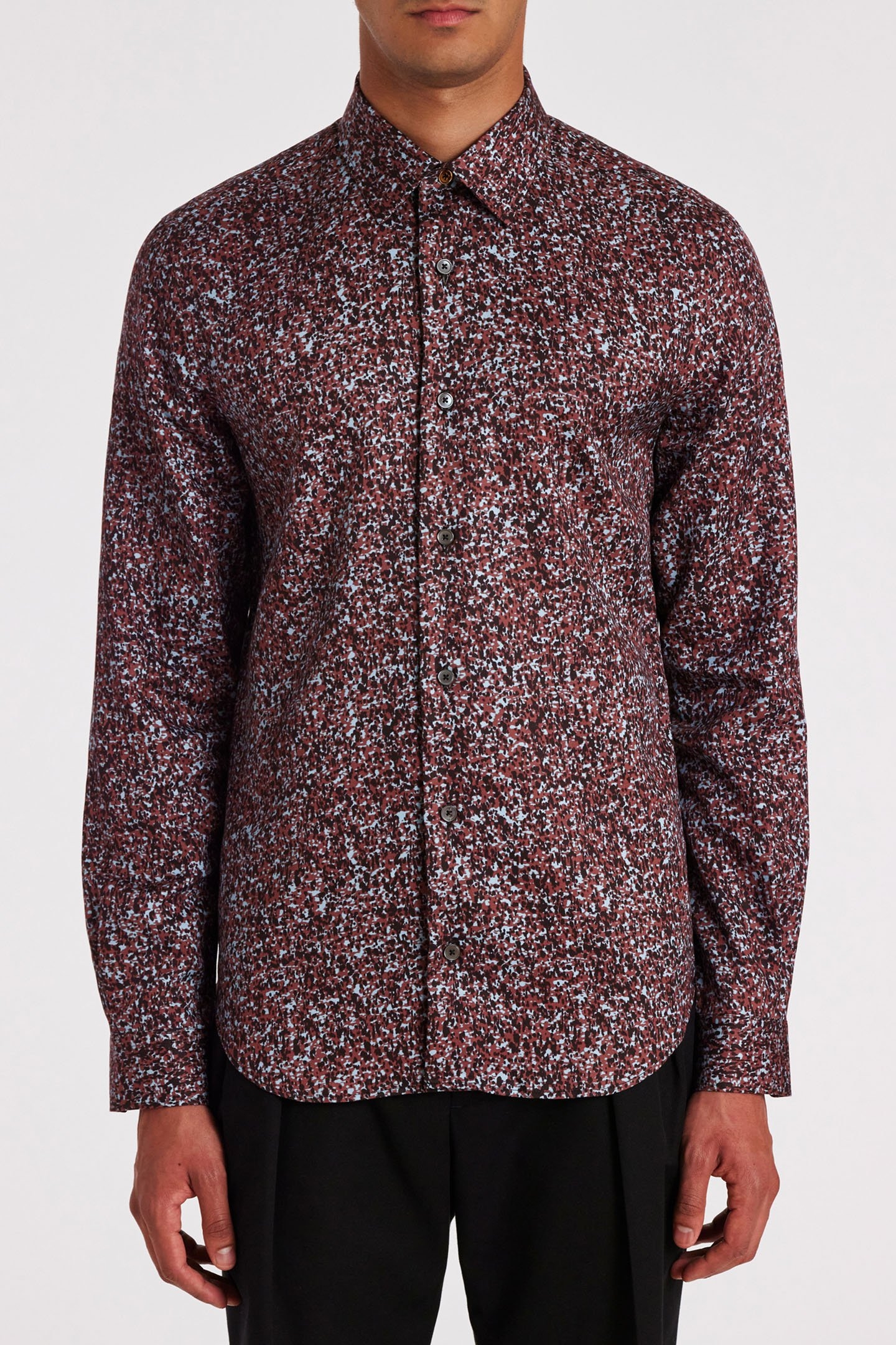 S/C SUPER SLIM FIT SHIRT MAUVE 1