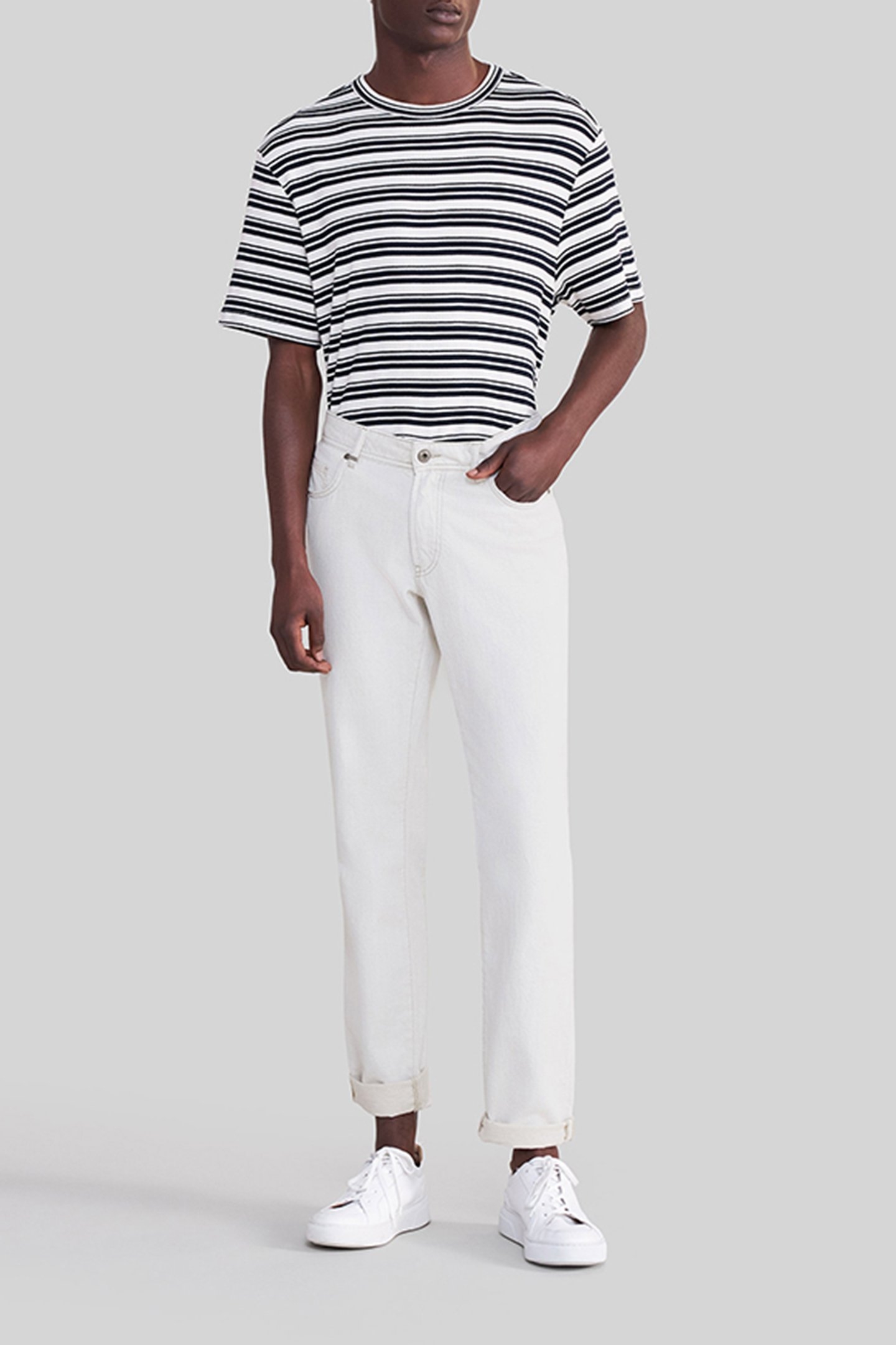 CHALK WATERLESS JIMI SLIM JEANS 3