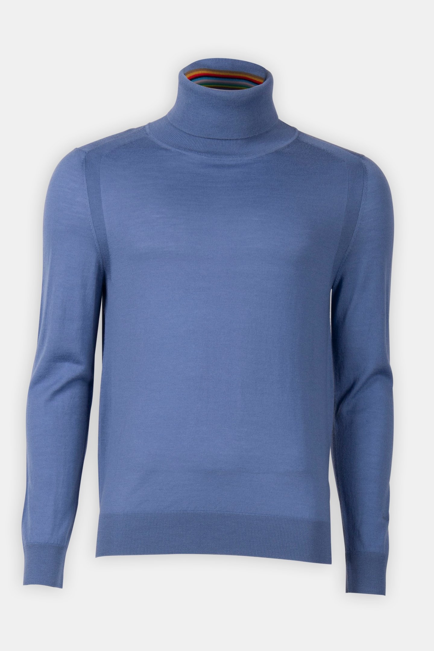 MENS SWEATER ROLL NECK GREYISH BLUE 3