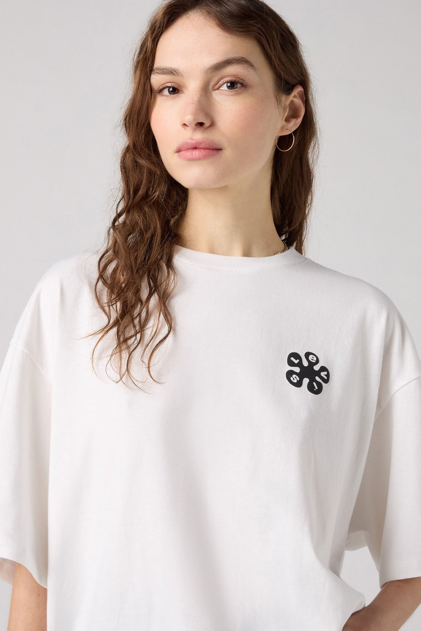 GRAPHIC SHORT STACK TEE 90S FESTIVAL FLOWER 6